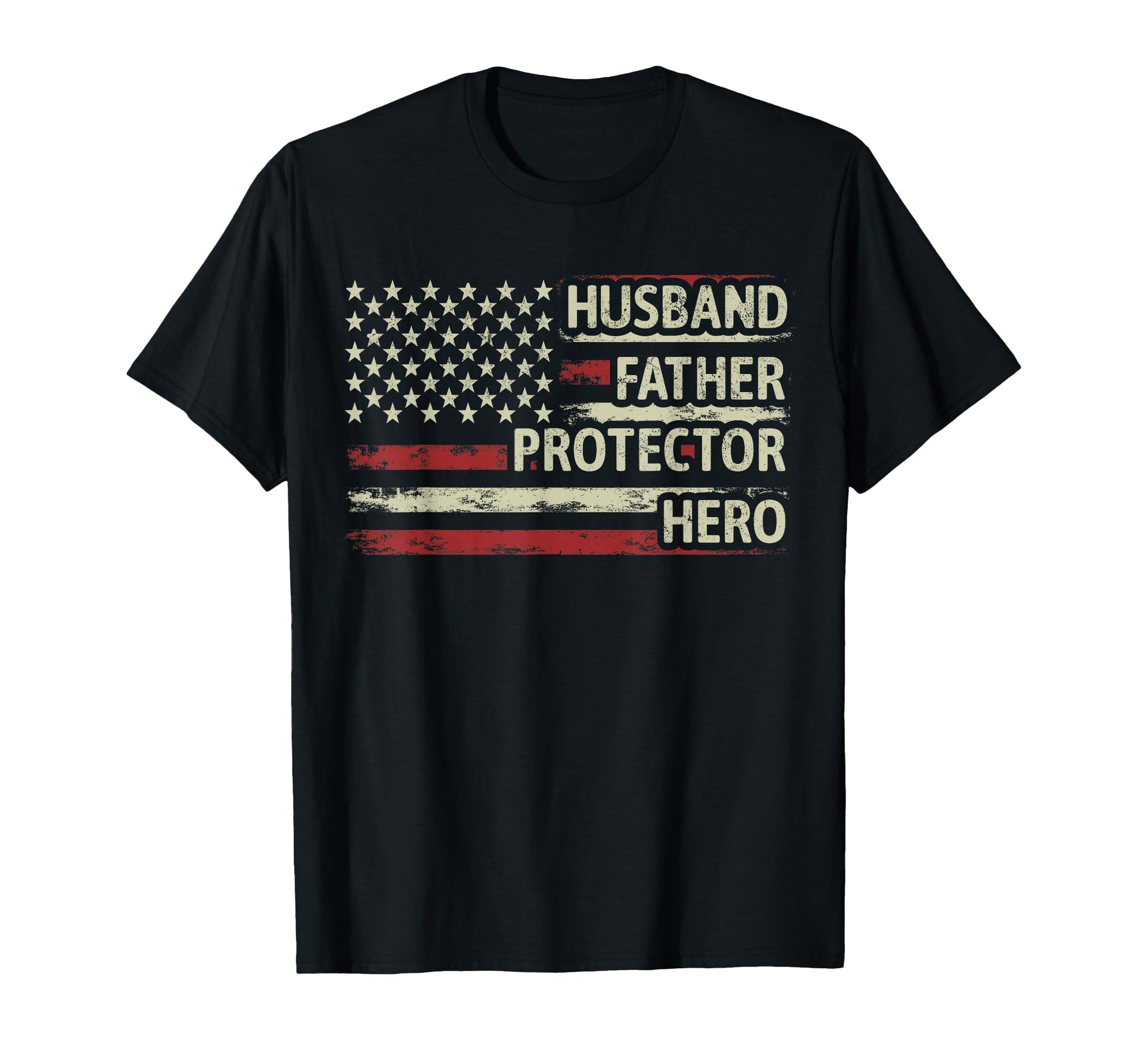 Mens Husband Father Protector Hero T-Shirt - Fun Novelty Design for Adults - T-Shirt, Sweatshirt, Hoodie