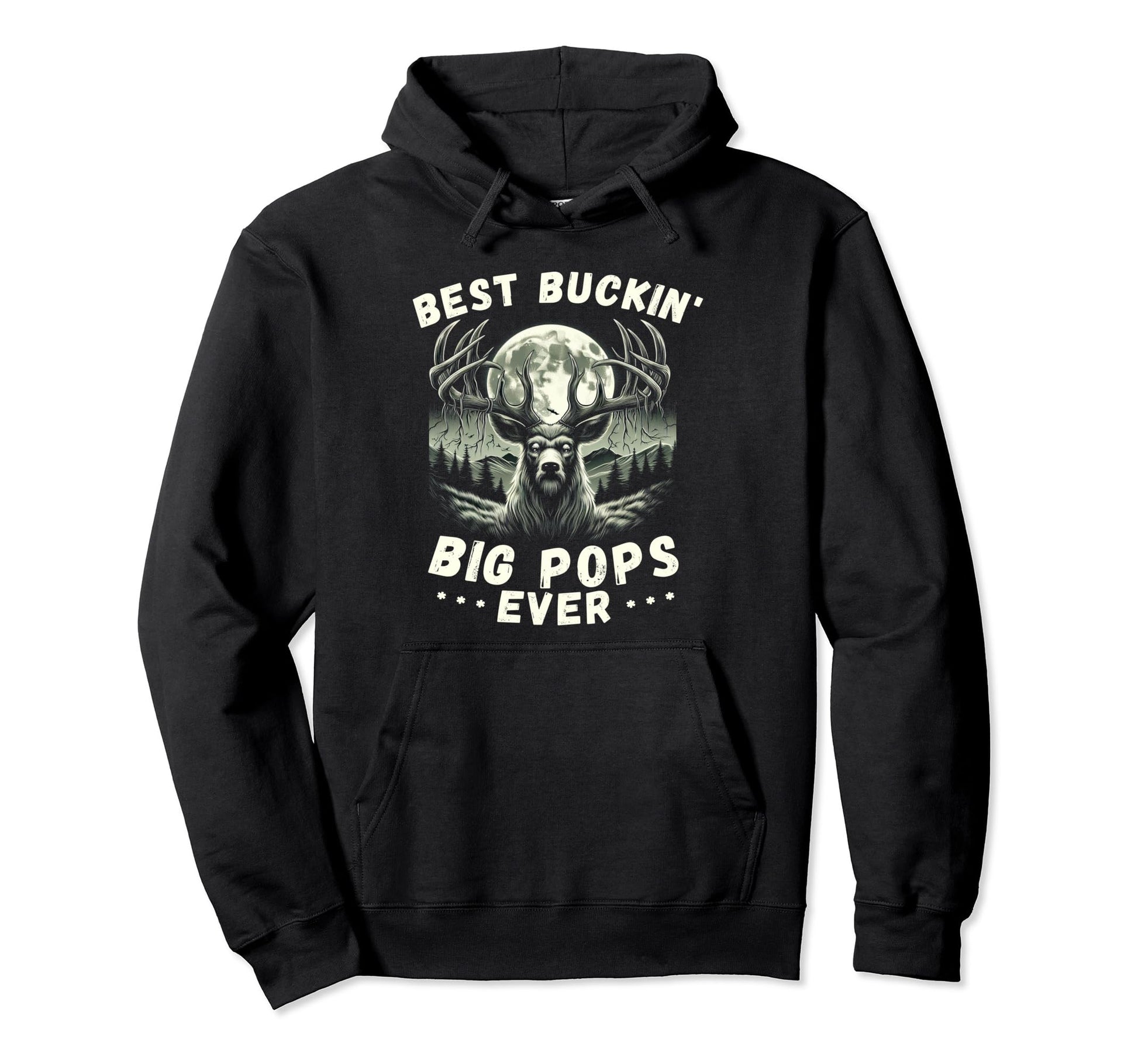 Novelty Big Buck Fathers Day Best Hoodie - Novelty Apparel Men Women - T-Shirt, Sweatshirt, Hoodie