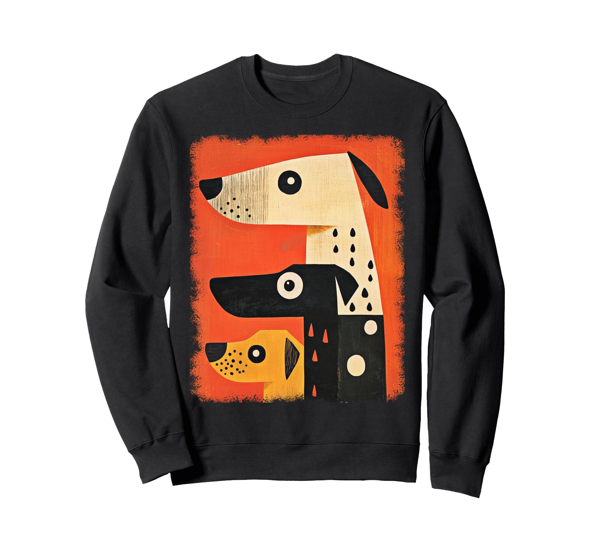 Mid Century Modern Dogs 50S 60S Sweatshirt - Unique Graphic for Adults - T-Shirt, Sweatshirt, Hoodie