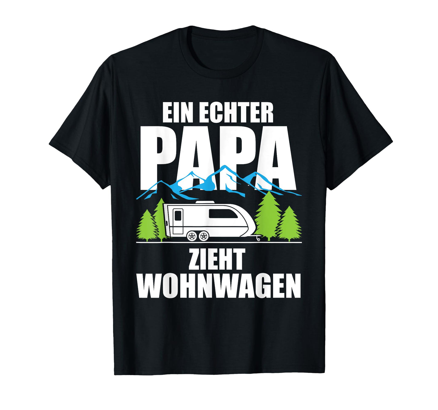 Funny Camping Camper Dad As Outdoor T-Shirt - Minimalist Print for Adults - T-Shirt, Sweatshirt, Hoodie