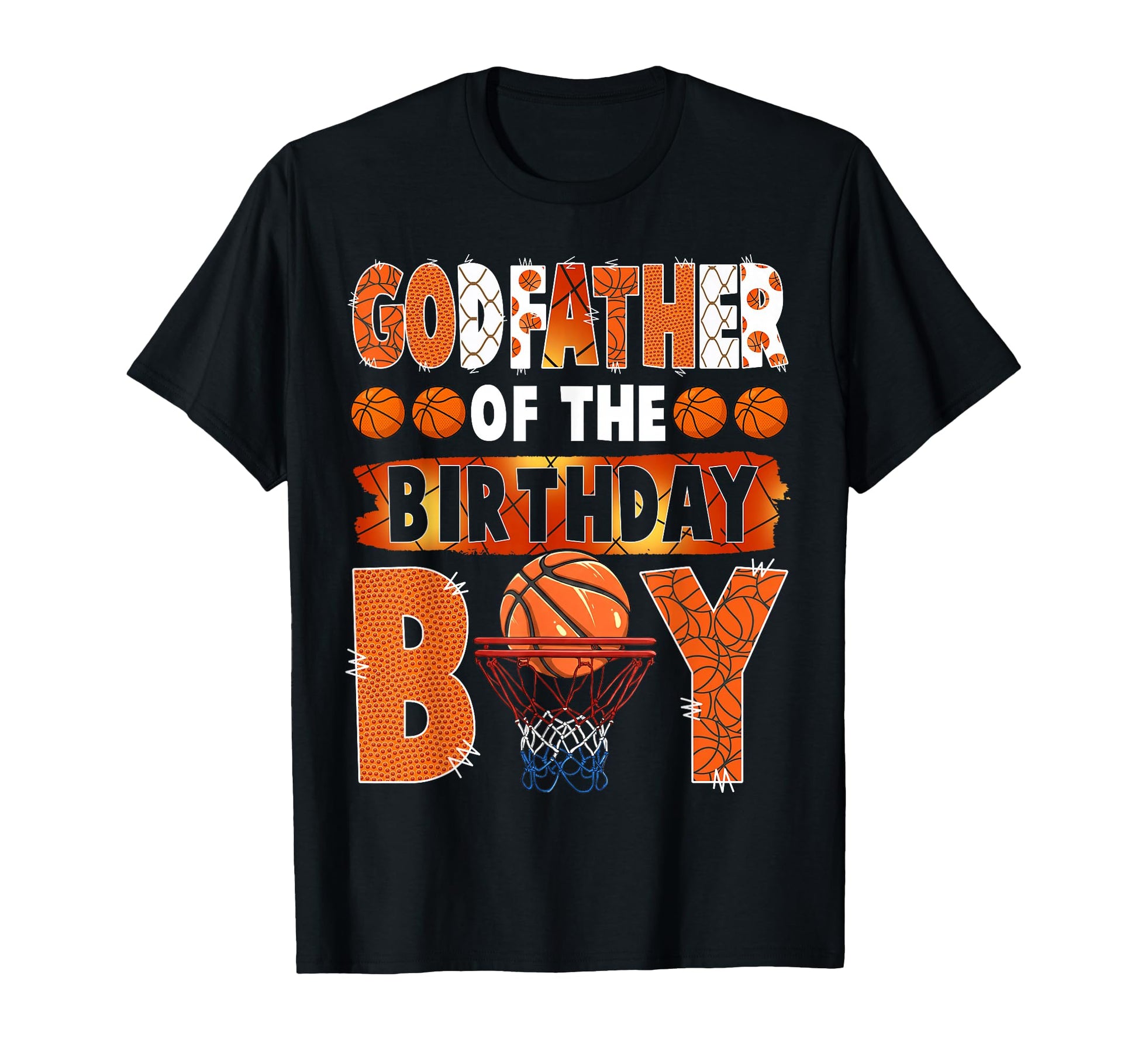 Godfather Birthday Basketball Lover T-Shirt - Aesthetic Graphic Unisex - T-Shirt, Sweatshirt, Hoodie