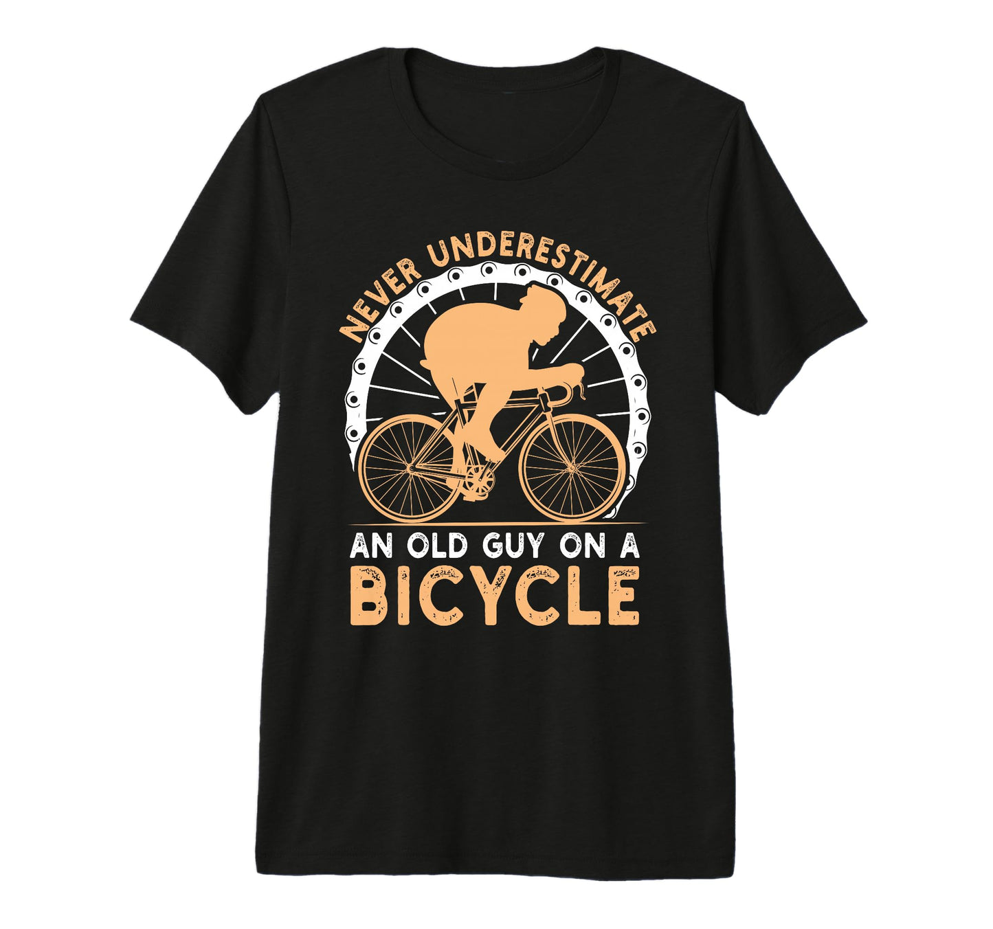 Mens Funny Cycling Old Guy Bicycle Dad T-Shirt - Trendy Graphic Unisex - T-Shirt, Sweatshirt, Hoodie