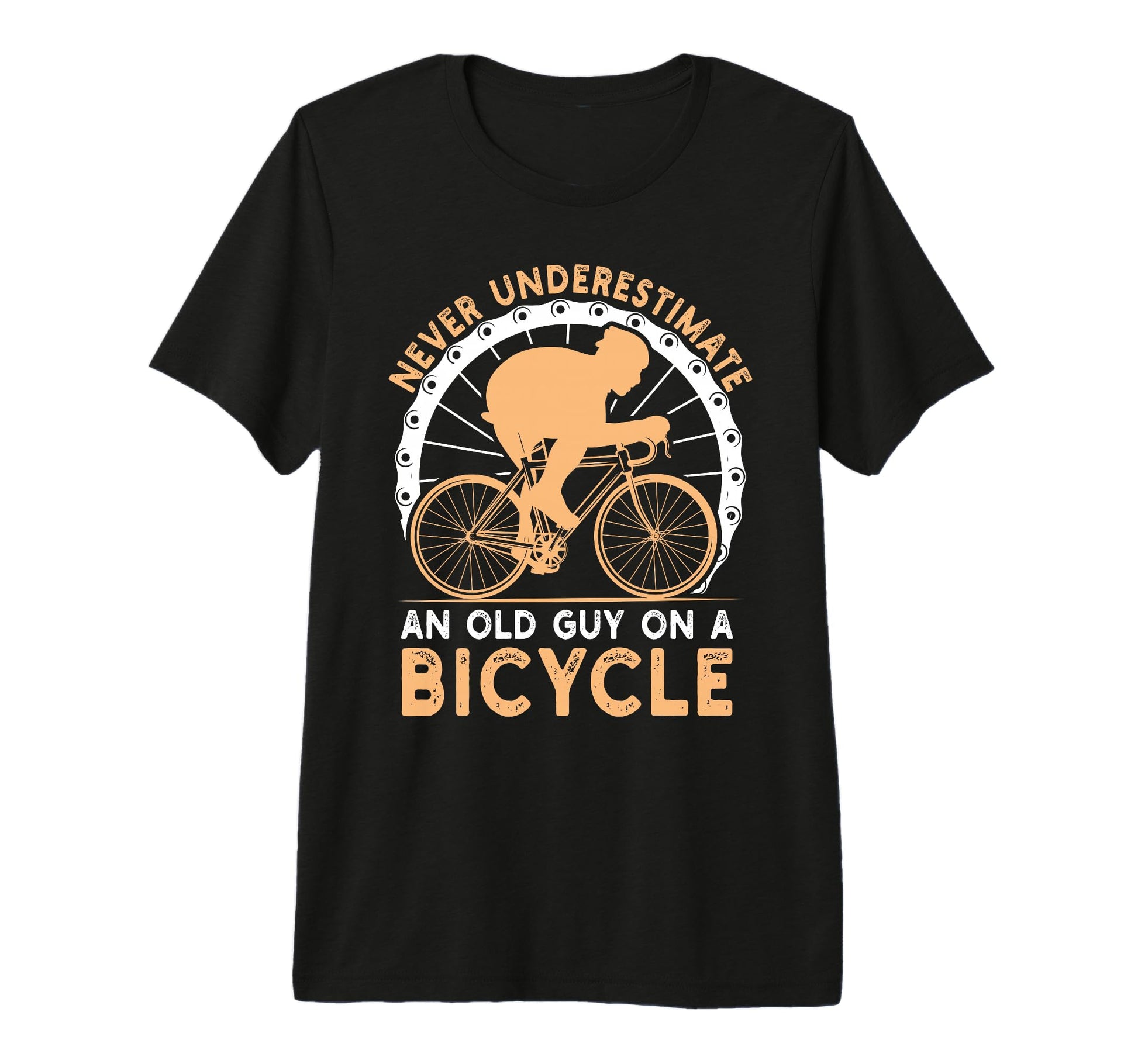 Mens Funny Cycling Old Guy Bicycle Dad T-Shirt - Trendy Graphic Unisex - T-Shirt, Sweatshirt, Hoodie