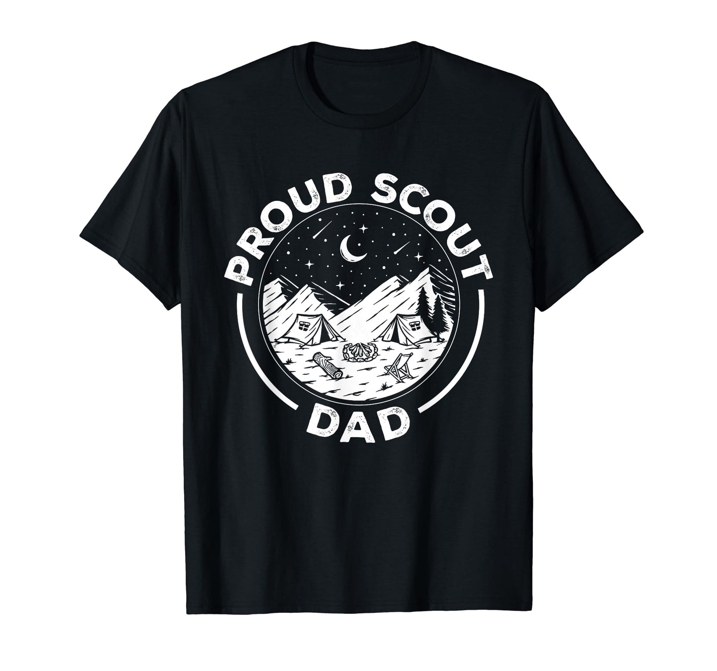 Camping Proud Scout Dad Scouting Scout T-Shirt - Novelty Apparel for Adults - T-Shirt, Sweatshirt, Hoodie