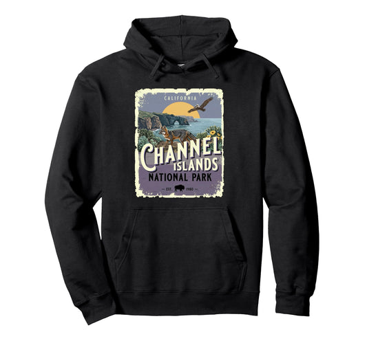 Channel Islands National Park Travel Hoodie - Unique Graphic Men Women - T-Shirt, Sweatshirt, Hoodie
