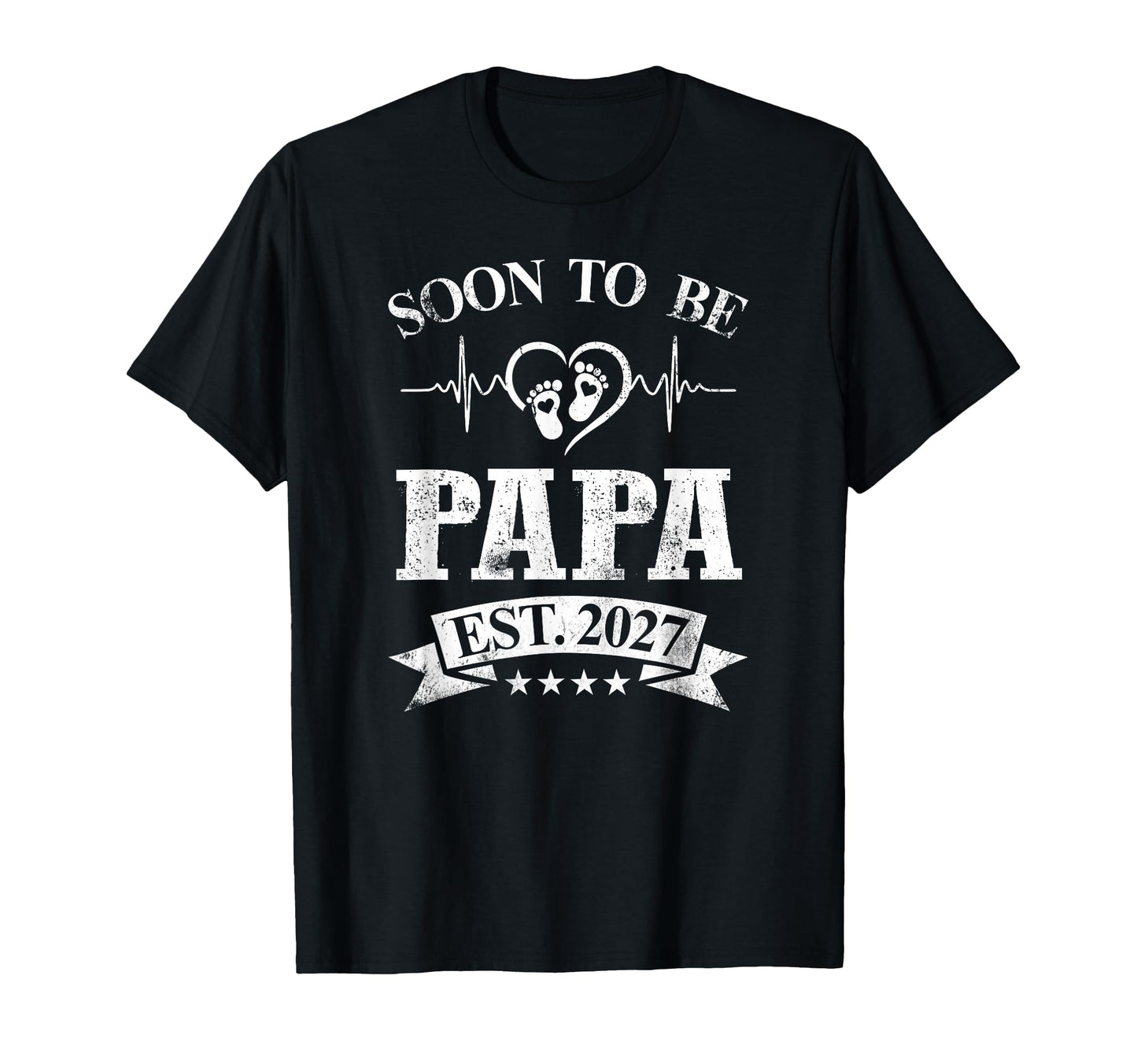 Mens Promoted To New Papa 2027 Soon To Be T-Shirt - Novelty Apparel Unisex - T-Shirt, Sweatshirt, Hoodie