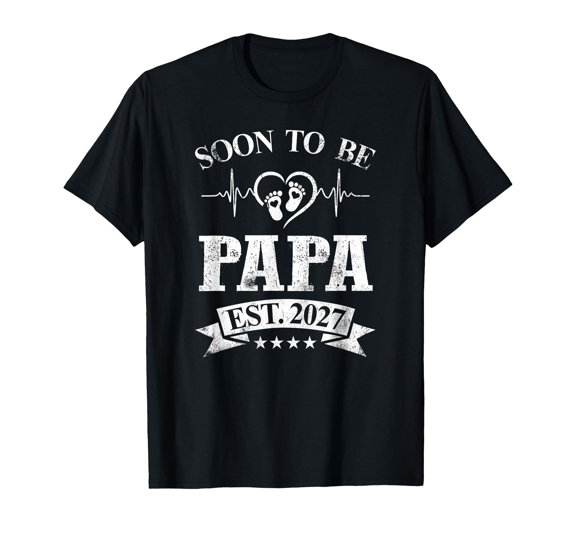 Mens Promoted To New Papa 2027 Soon To Be T-Shirt - Novelty Apparel Unisex - T-Shirt, Sweatshirt, Hoodie