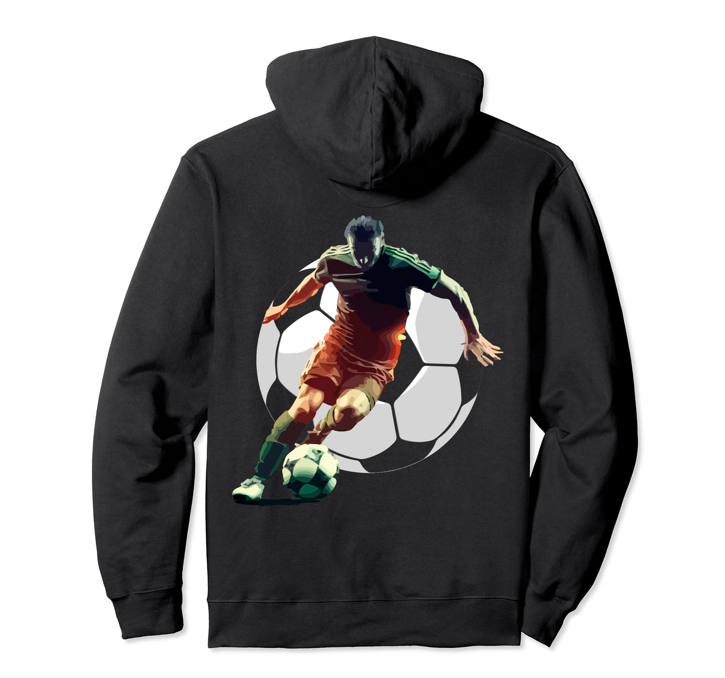 Soccer Player Sports Soccer Football Hoodie - Novelty Apparel for Adults - T-Shirt, Sweatshirt, Hoodie