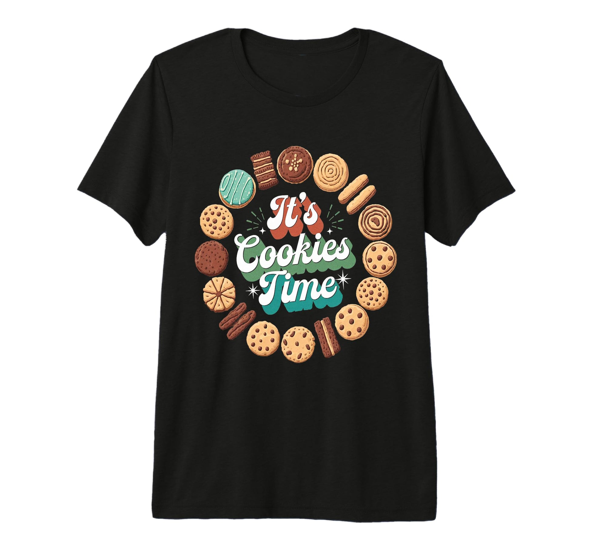Its Cookie Time Scout Cookie Camping T-Shirt - Unique Graphic Unisex - T-Shirt, Sweatshirt, Hoodie