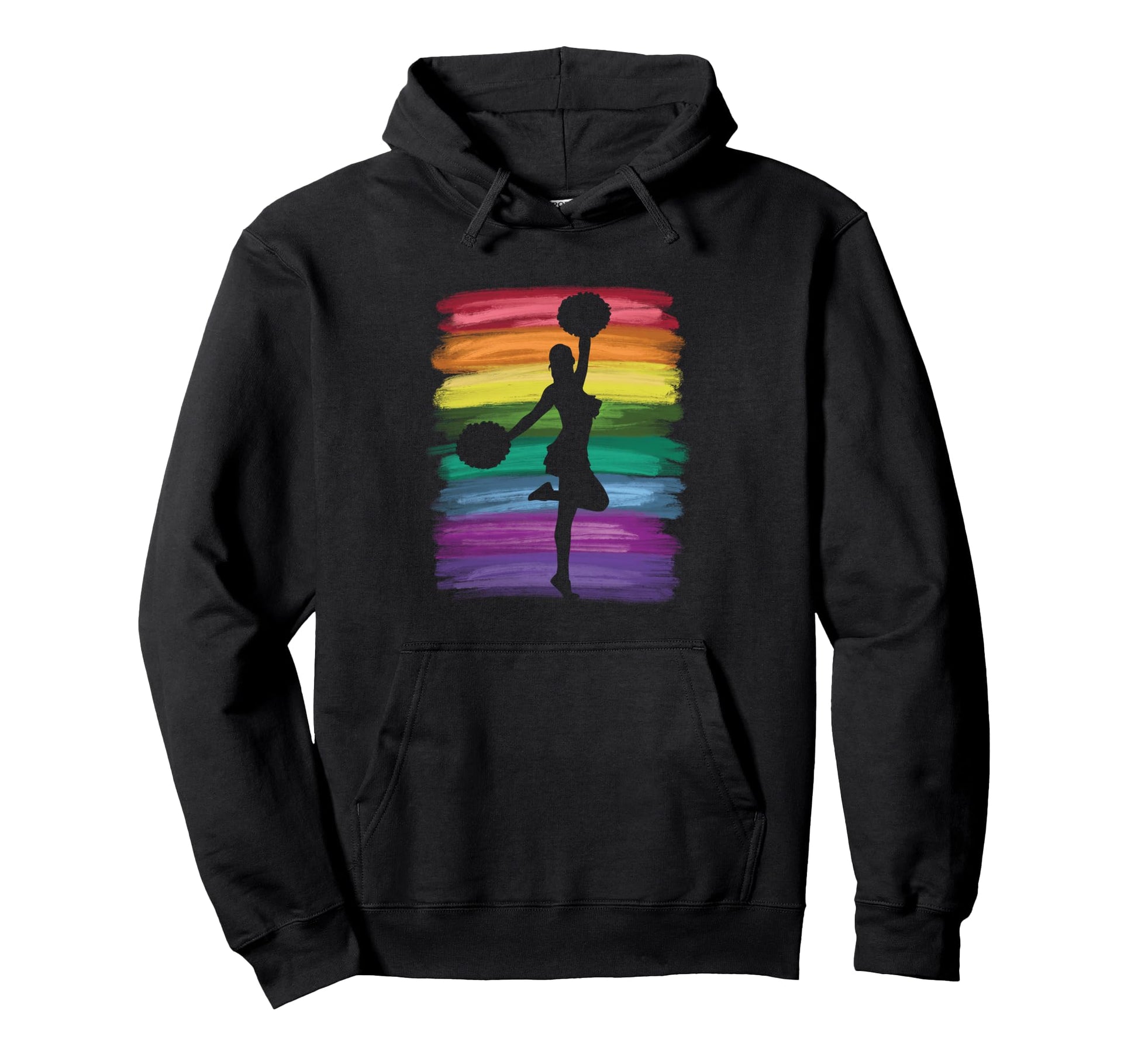 Cheerleader Cheer Mom Love Cheerleading Hoodie - Graphic Print Men Women - T-Shirt, Sweatshirt, Hoodie