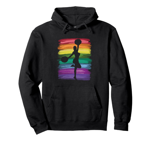 Cheerleader Cheer Mom Love Cheerleading Hoodie - Graphic Print Men Women - T-Shirt, Sweatshirt, Hoodie