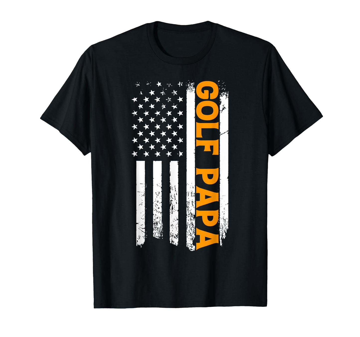 Proud Sports Dad American Flag Golf Papa T-Shirt - Streetwear Style Unisex - T-Shirt, Sweatshirt, Hoodie