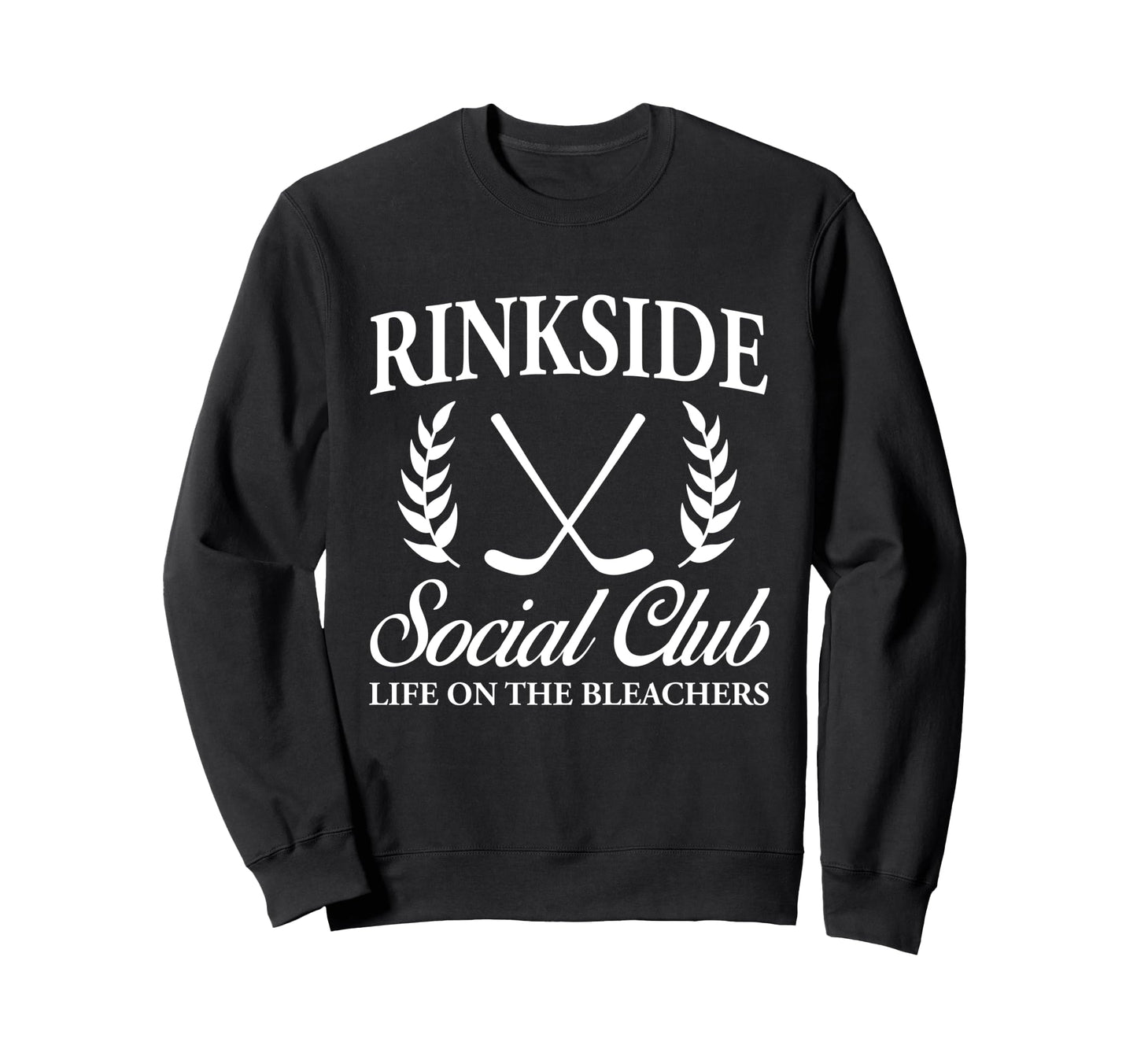 Hockey Mom Dad Rinkside Social Sweatshirt - Novelty Apparel for Adults - T-Shirt, Sweatshirt, Hoodie