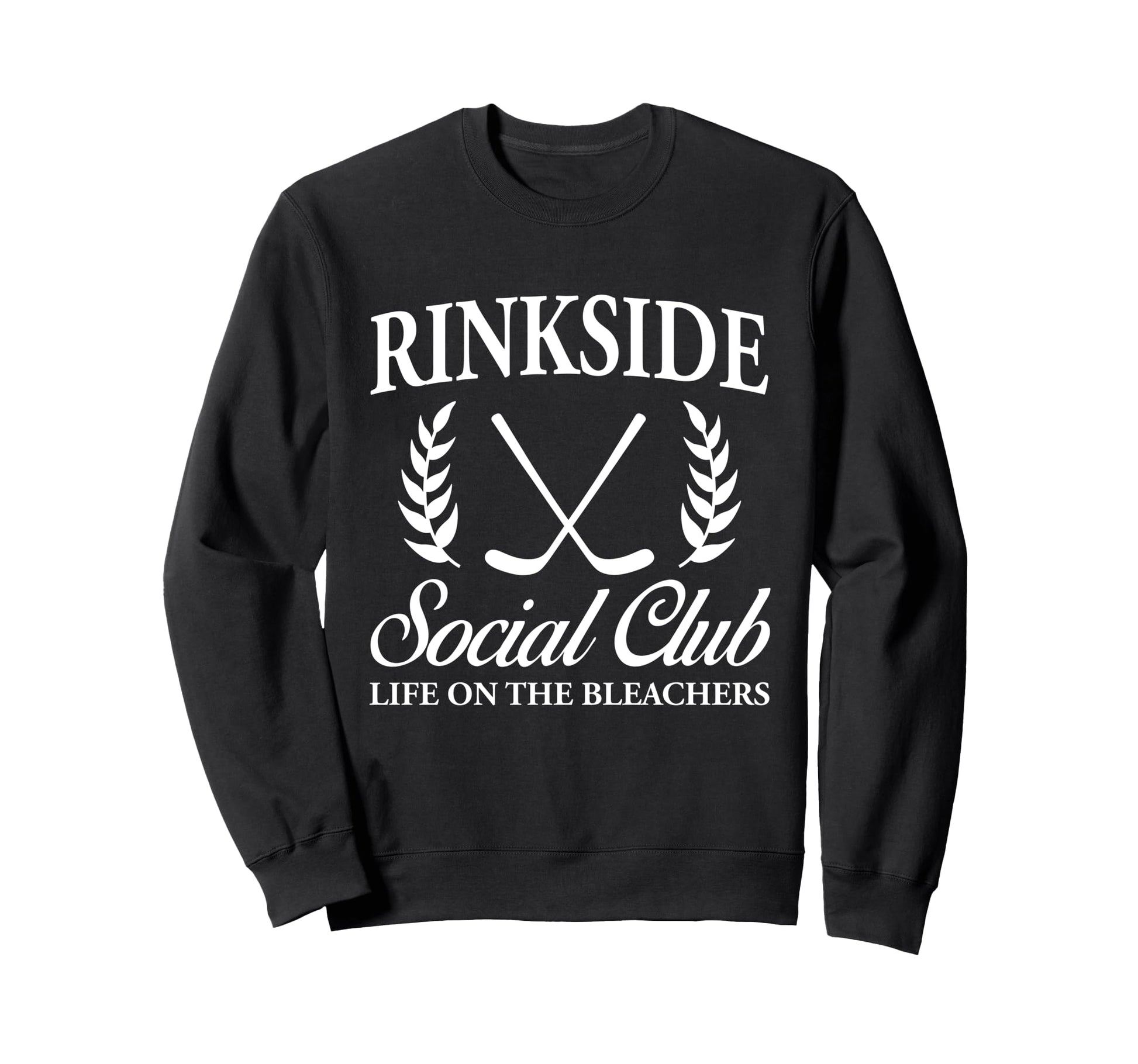 Hockey Mom Dad Rinkside Social Sweatshirt - Novelty Apparel for Adults - T-Shirt, Sweatshirt, Hoodie