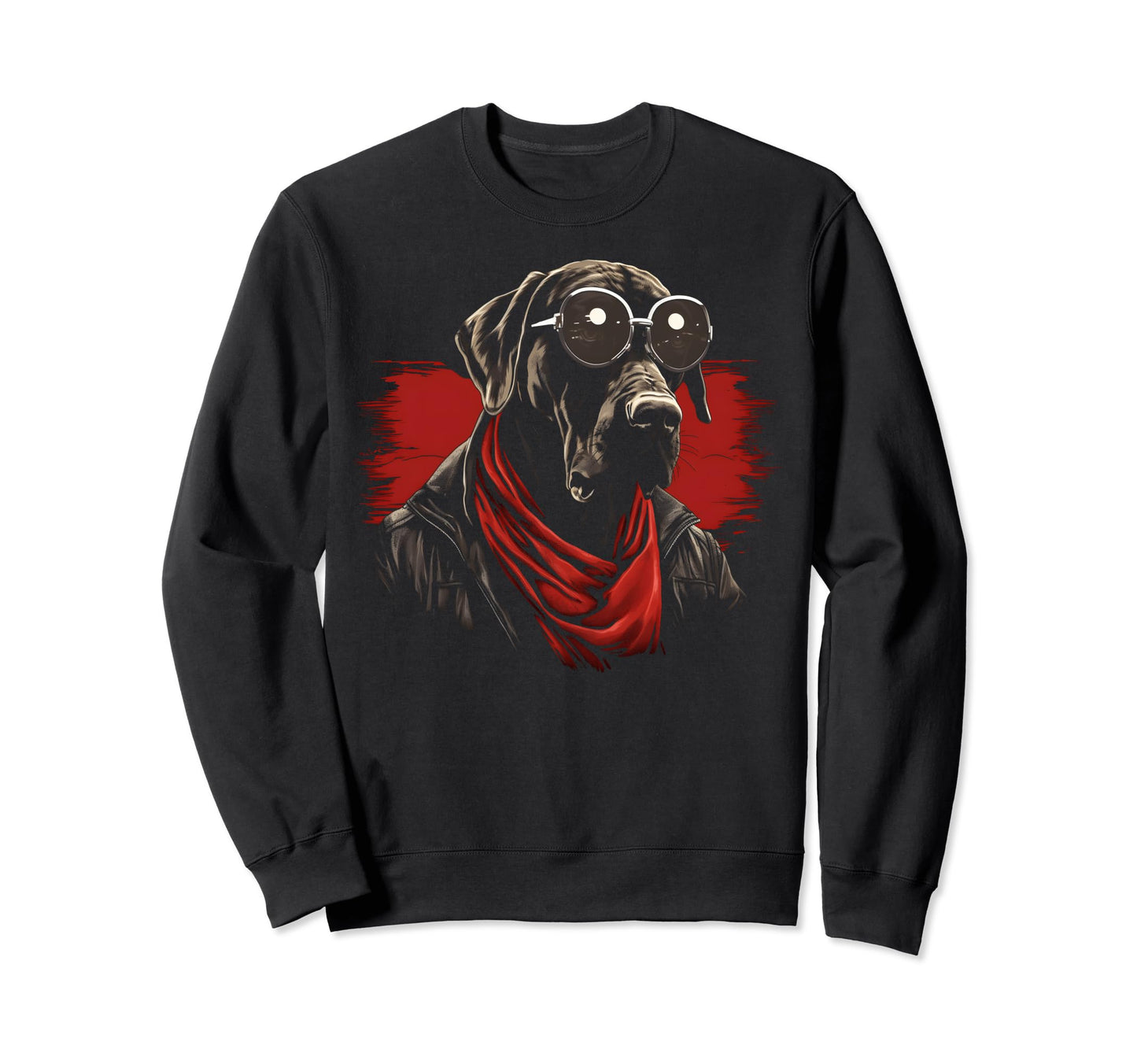 Motorcycle Dad Biker Dog Funny Great Sweatshirt - Unique Graphic Unisex - T-Shirt, Sweatshirt, Hoodie