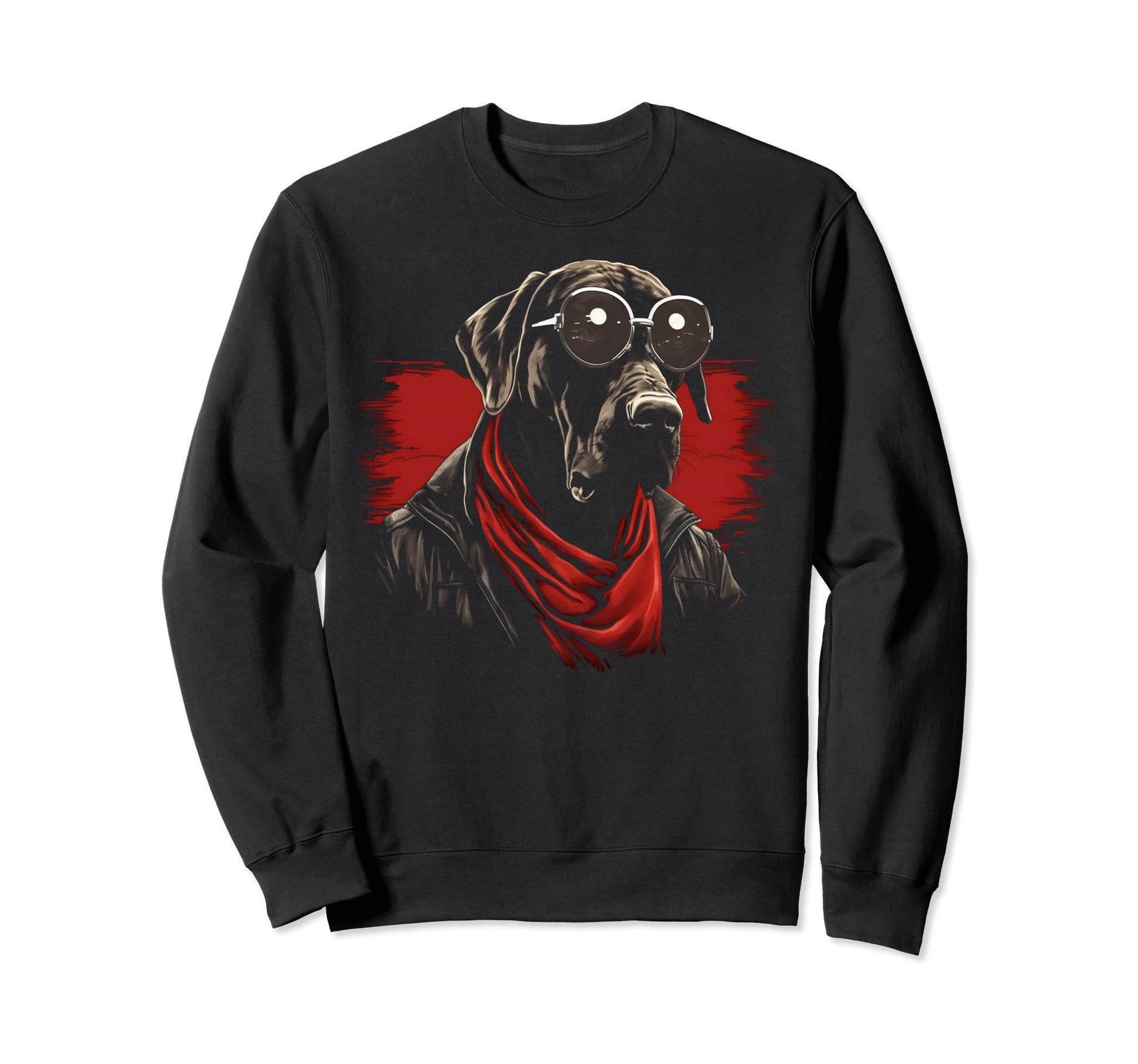 Motorcycle Dad Biker Dog Funny Great Sweatshirt - Unique Graphic Unisex - T-Shirt, Sweatshirt, Hoodie