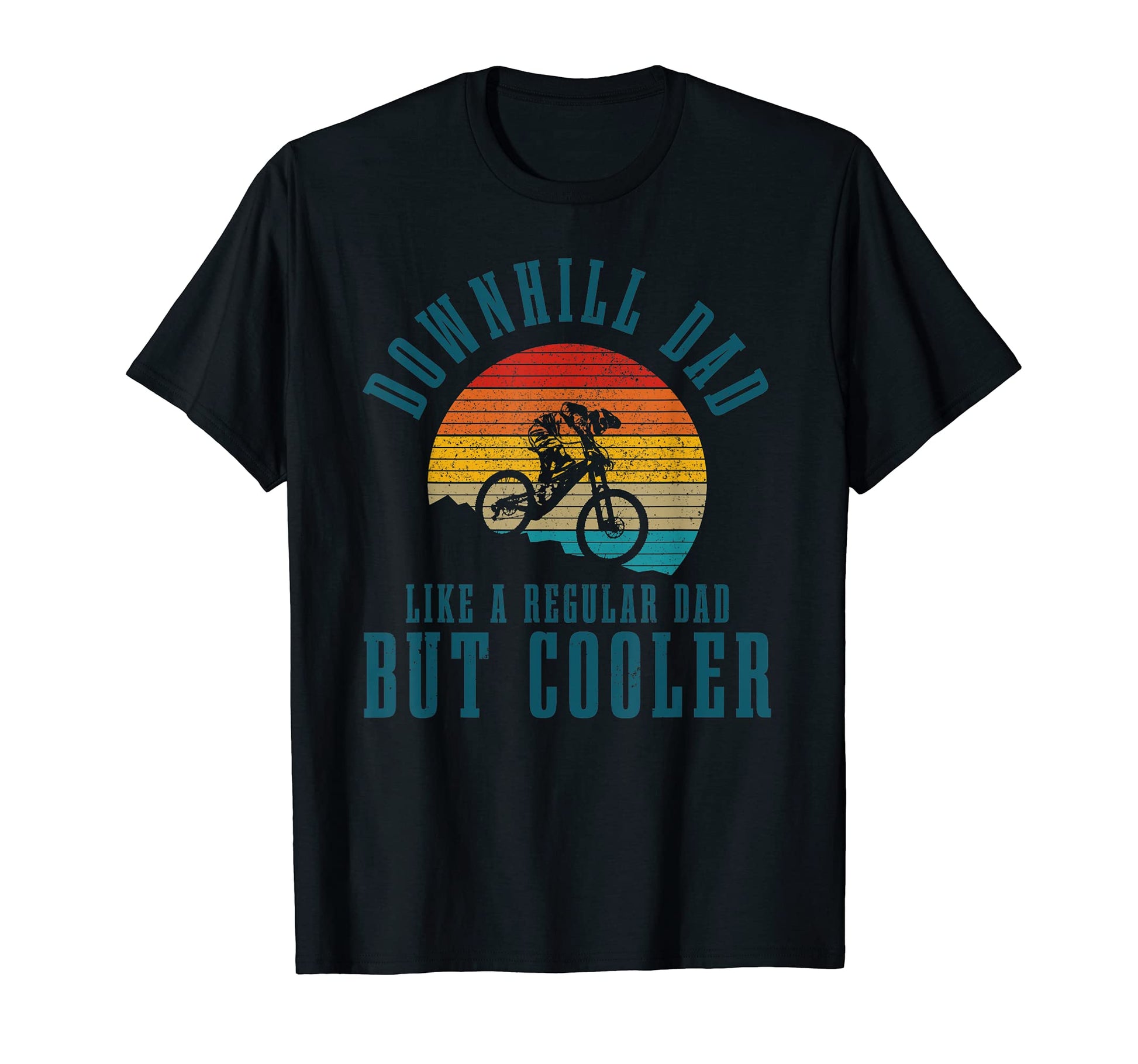 Mens Downhill Dad Mountain Bike Mtb T-Shirt - Trendy Graphic Men Women - T-Shirt, Sweatshirt, Hoodie