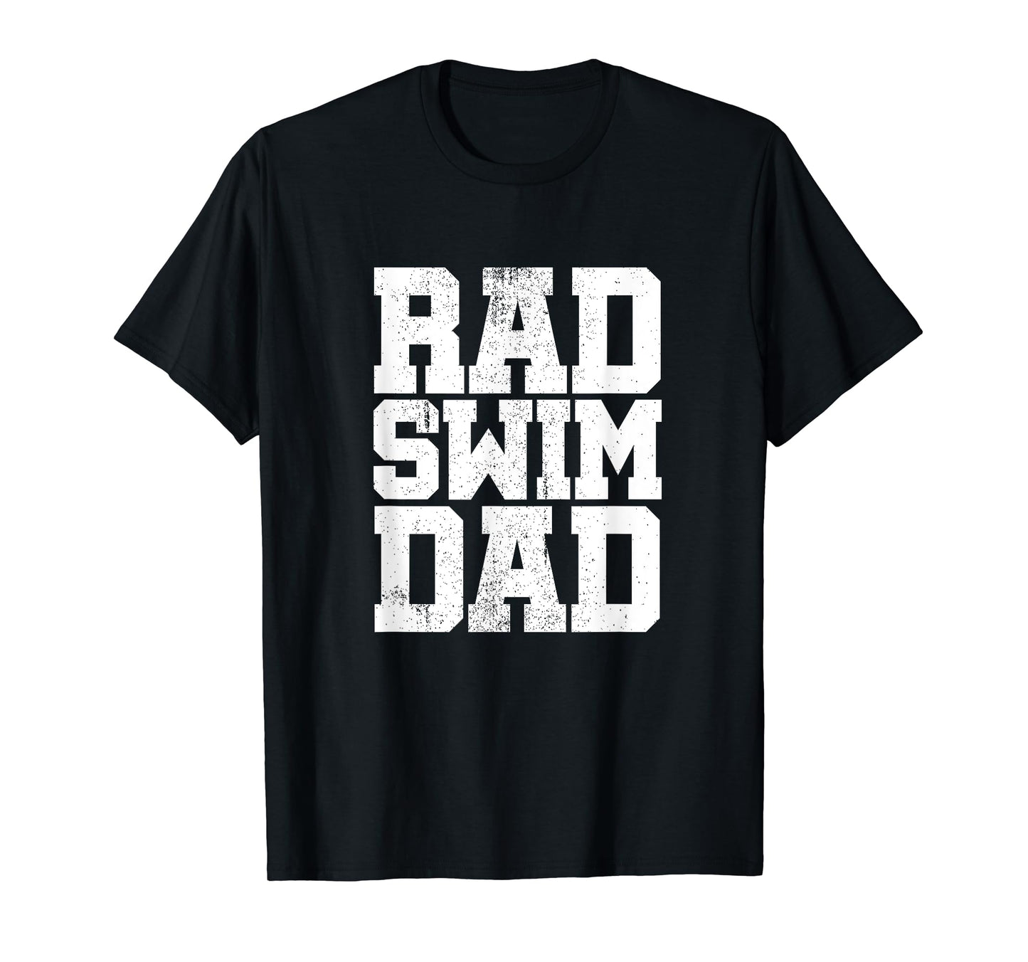 Mens Swim Dad Rad Fathers Day Gift T-Shirt - Custom Art Print for Adults - T-Shirt, Sweatshirt, Hoodie