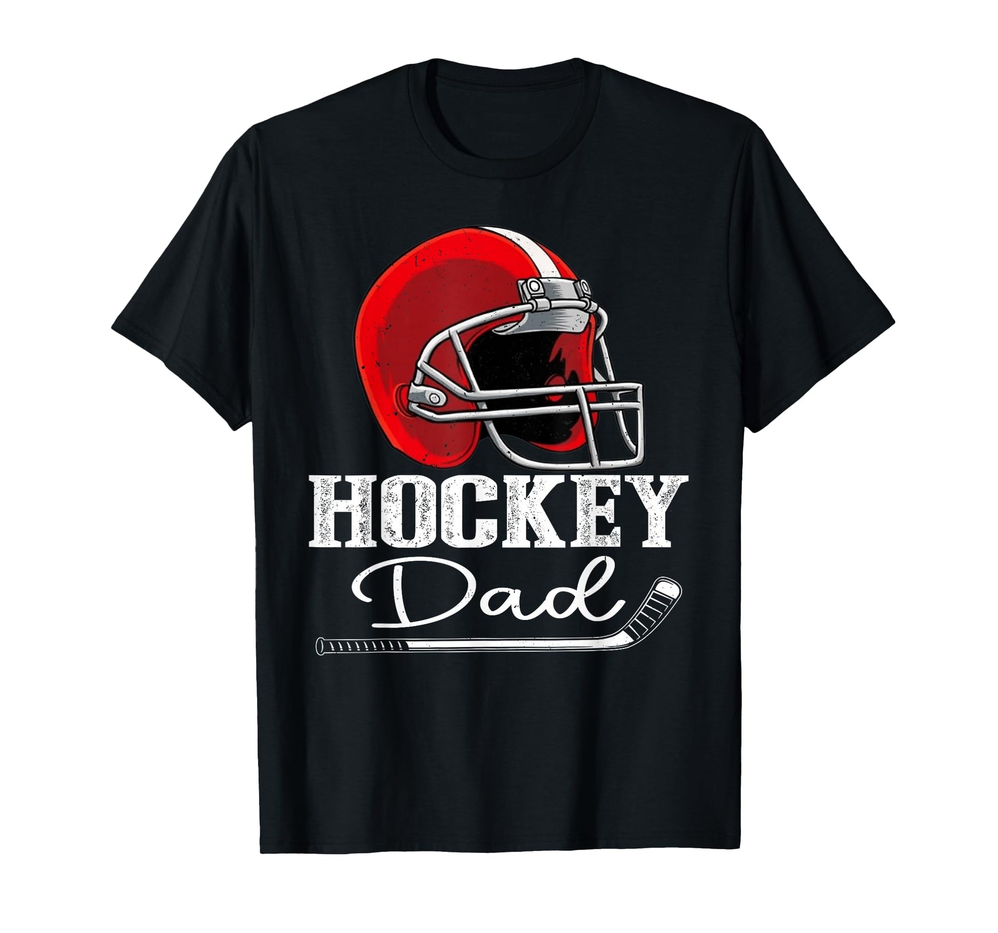 Hockey Dad Funny Hockey Player Dad T-Shirt - Minimalist Print for Adults - T-Shirt, Sweatshirt, Hoodie