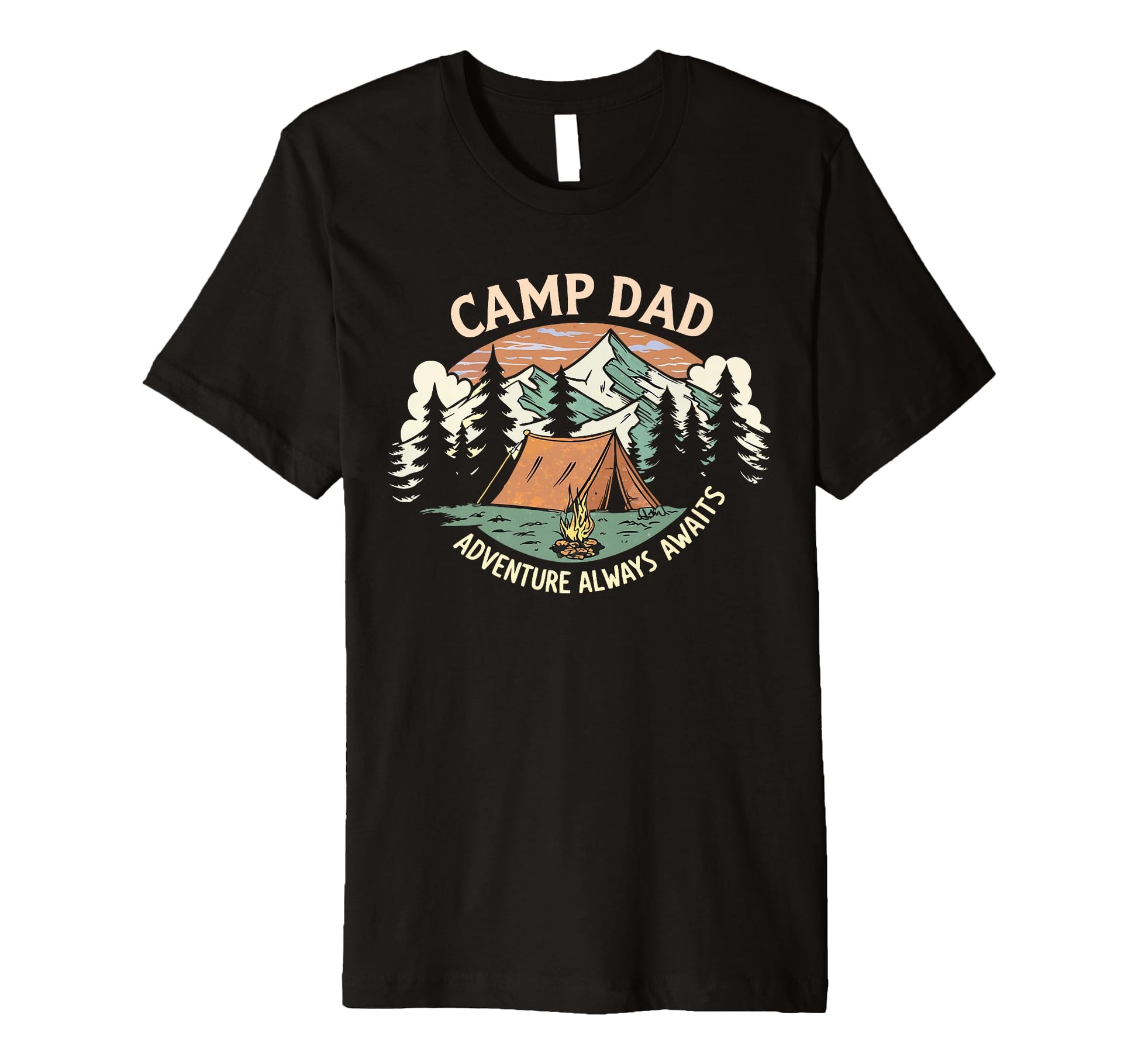 Mens Adventure Always Awaits Fathers T-Shirt - Aesthetic Graphic Unisex - T-Shirt, Sweatshirt, Hoodie