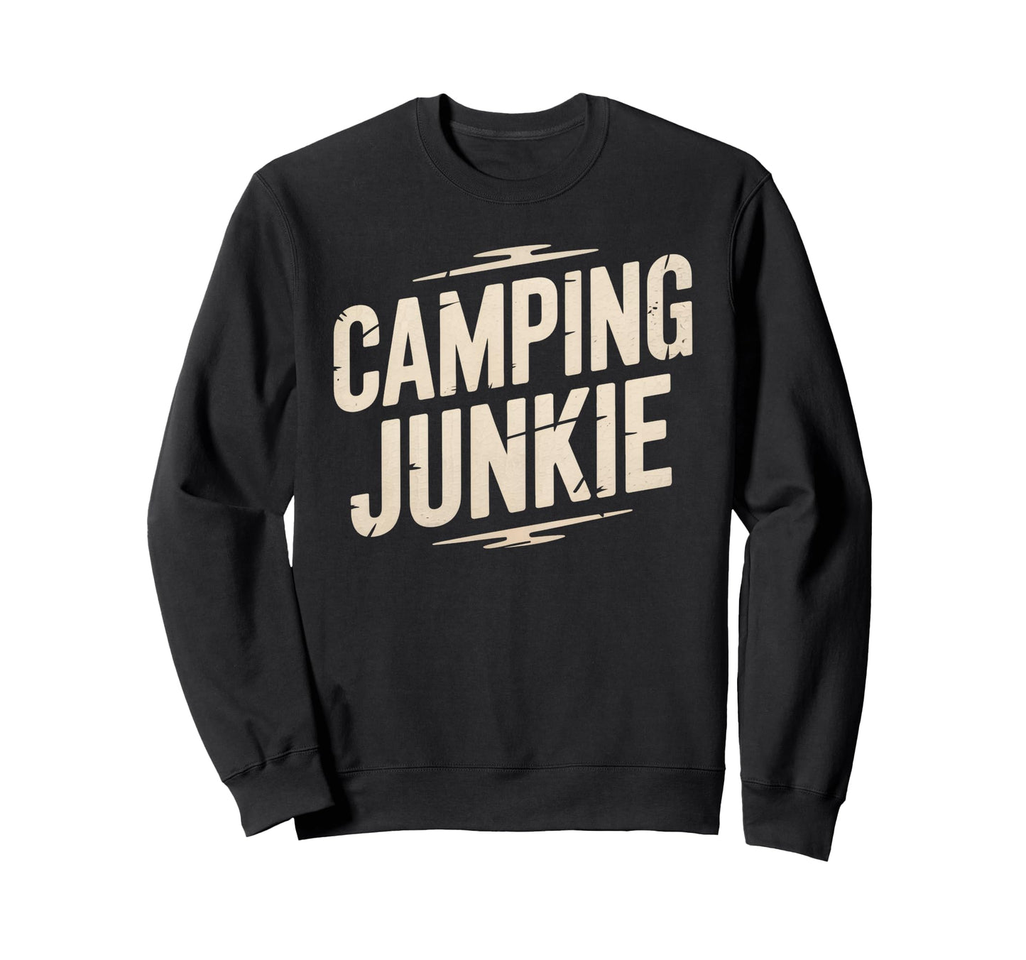 Funny Camping Junkie Outdoor Sweatshirt - Aesthetic Graphic Men Women - T-Shirt, Sweatshirt, Hoodie