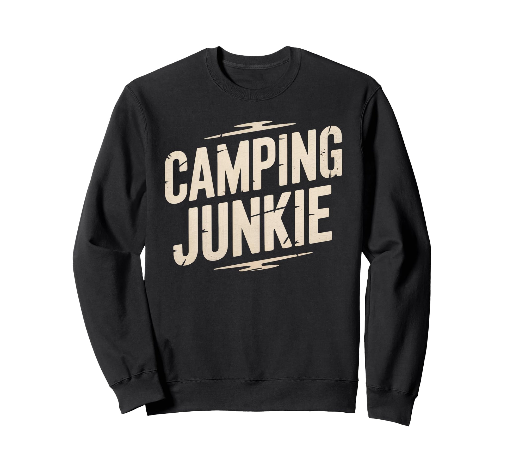 Funny Camping Junkie Outdoor Sweatshirt - Aesthetic Graphic Men Women - T-Shirt, Sweatshirt, Hoodie