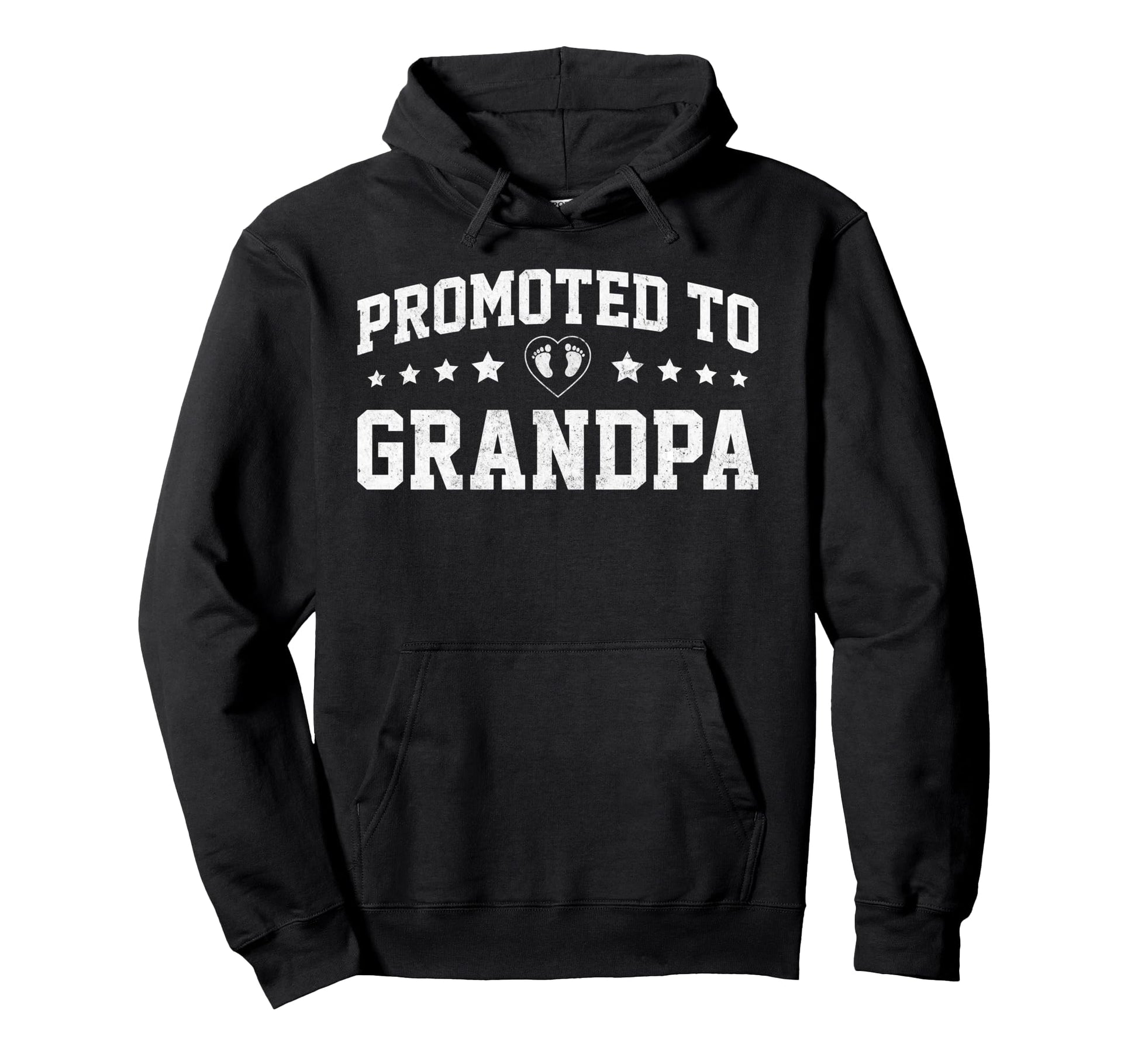 Promoted To Grandpa Grandparents Pregnancy Hoodie - Trendy Graphic Unisex - T-Shirt, Sweatshirt, Hoodie