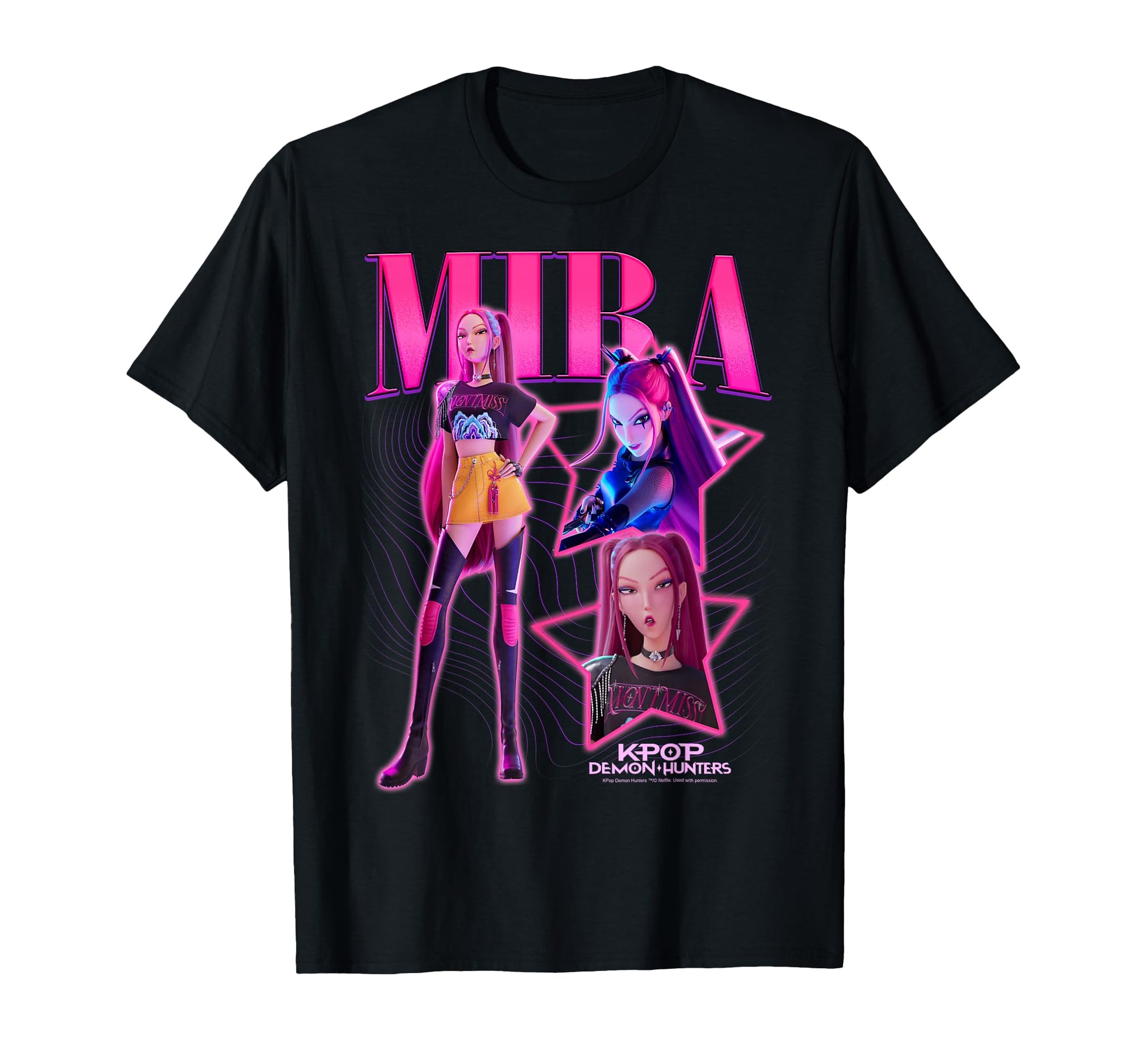 Kpop Demon Hunters Mira Showcase Y2K T-Shirt - Minimalist Print Men Women - T-Shirt, Sweatshirt, Hoodie