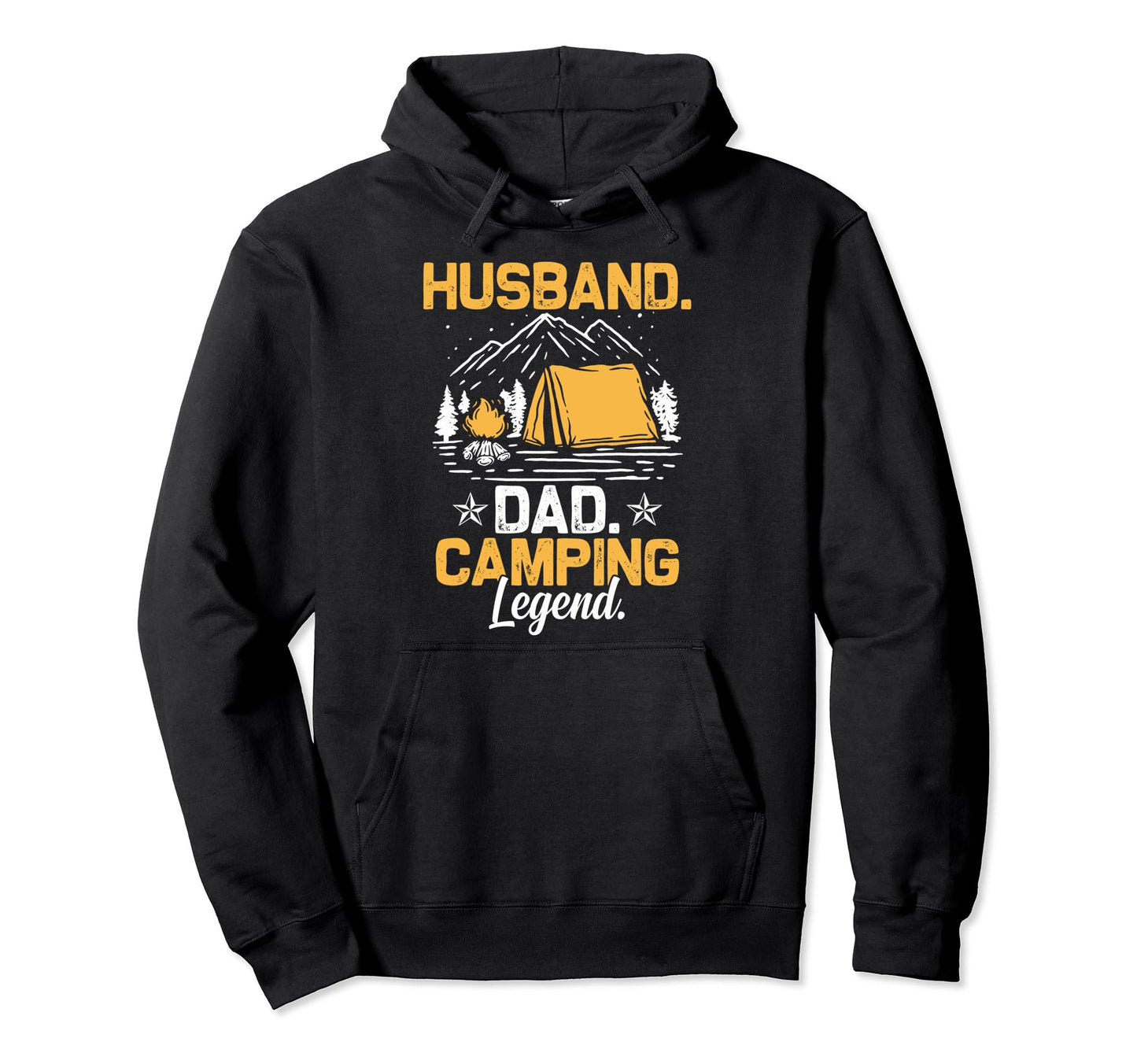 Outdoor Dads Husband Dad Camping Hoodie - Aesthetic Graphic for Adults - T-Shirt, Sweatshirt, Hoodie