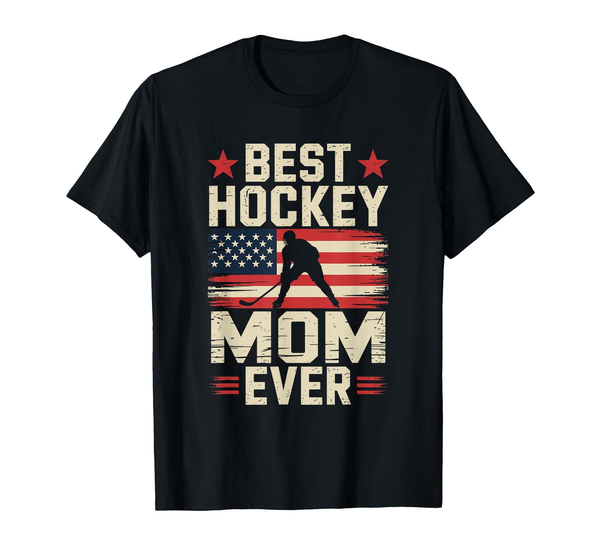 Best Hockey Mom Ever Ice Hockey Mother T-Shirt - Fun Novelty Design Unisex - T-Shirt, Sweatshirt, Hoodie