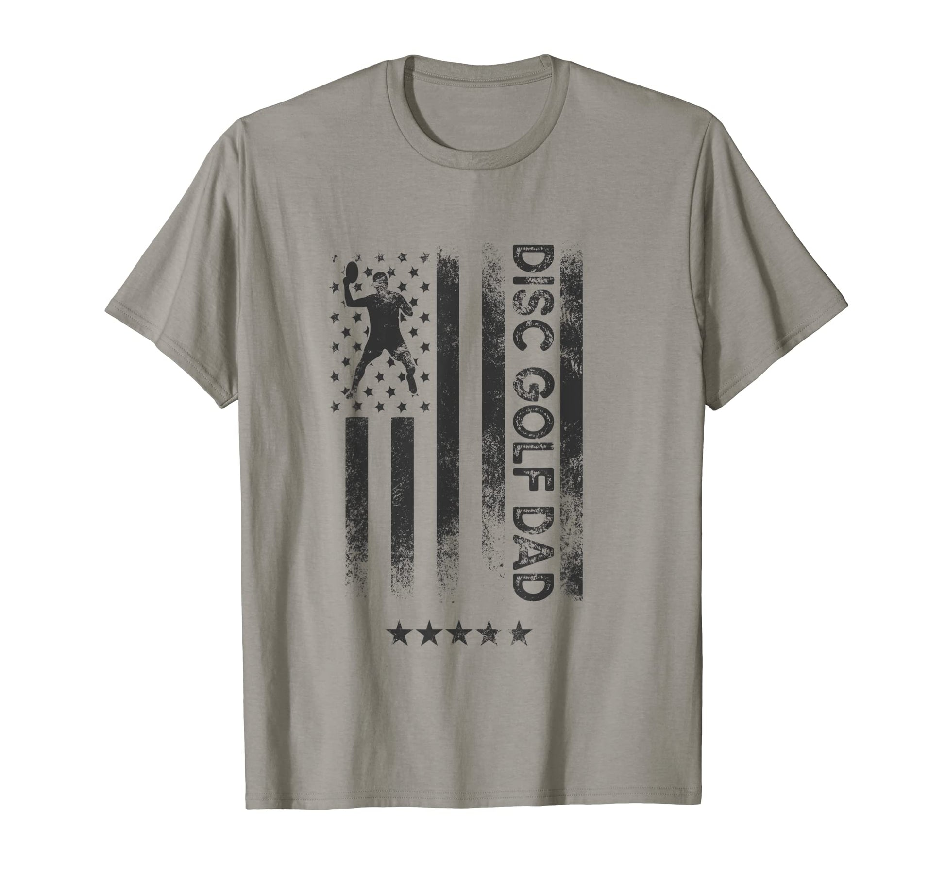 Usa American Flag Disc Golf Dad T-Shirt - Custom Art Print Unisex - T-Shirt, Sweatshirt, Hoodie