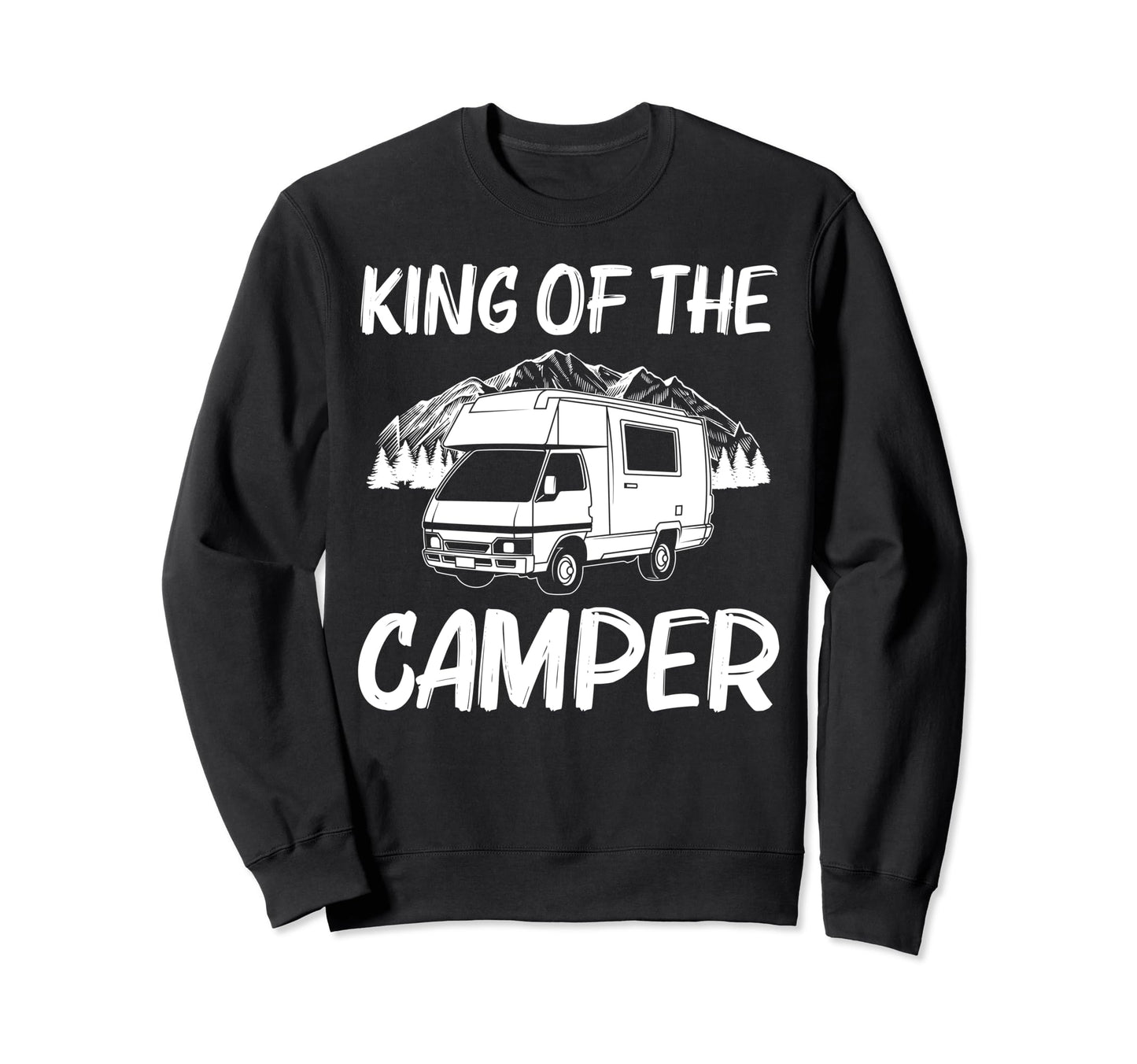 Camping Dad Camper Hiking Outdoor Sweatshirt - Trendy Graphic Men Women - T-Shirt, Sweatshirt, Hoodie