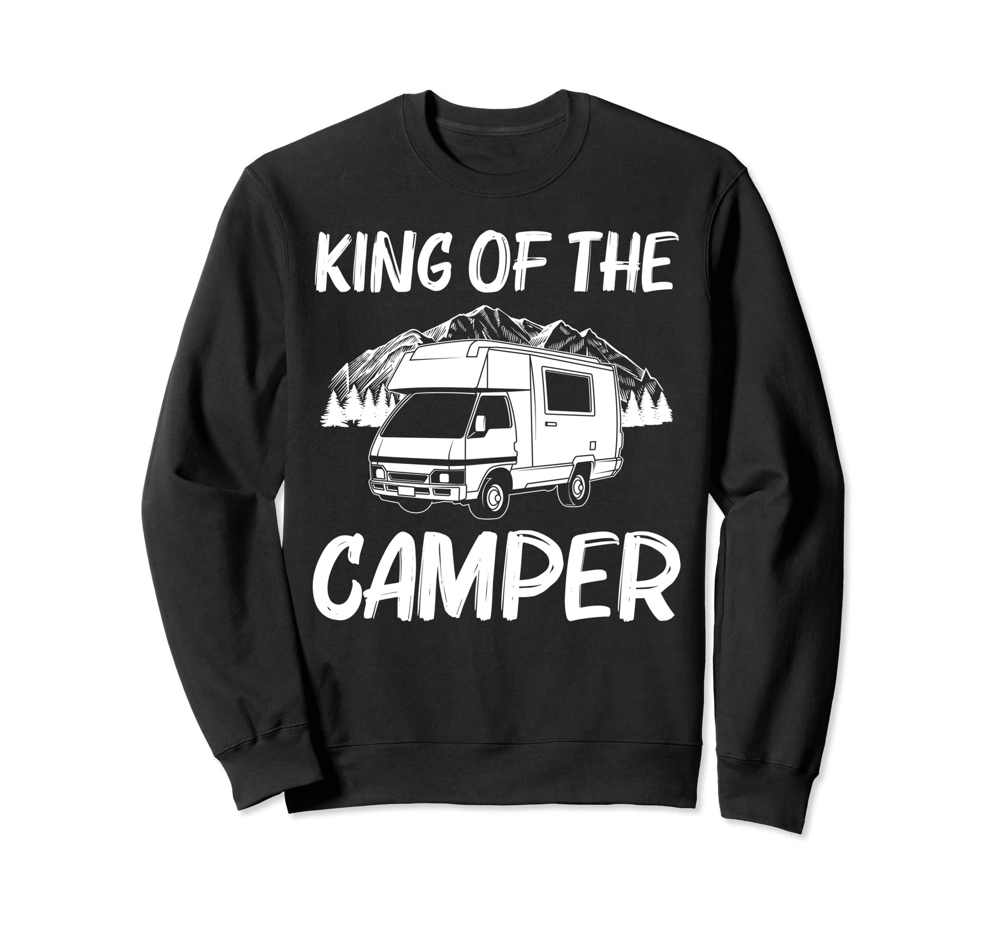 Camping Dad Camper Hiking Outdoor Sweatshirt - Trendy Graphic Men Women - T-Shirt, Sweatshirt, Hoodie