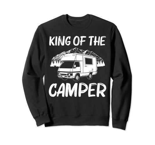 Camping Dad Camper Hiking Outdoor Sweatshirt - Trendy Graphic Men Women - T-Shirt, Sweatshirt, Hoodie