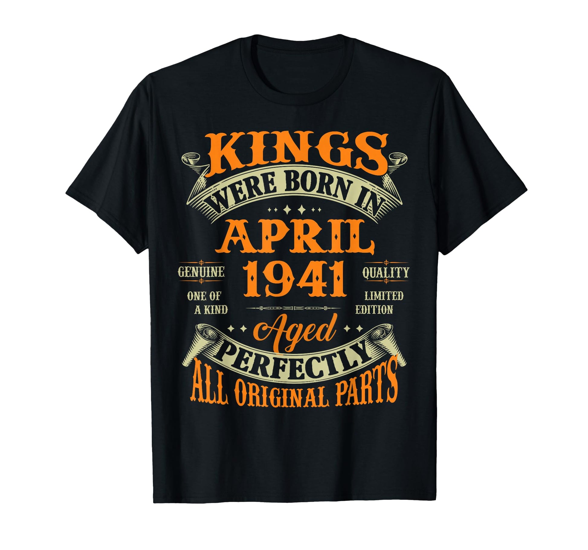 85Th Birthday Gift Kings Born April T-Shirt - Aesthetic Graphic for Adults - T-Shirt, Sweatshirt, Hoodie