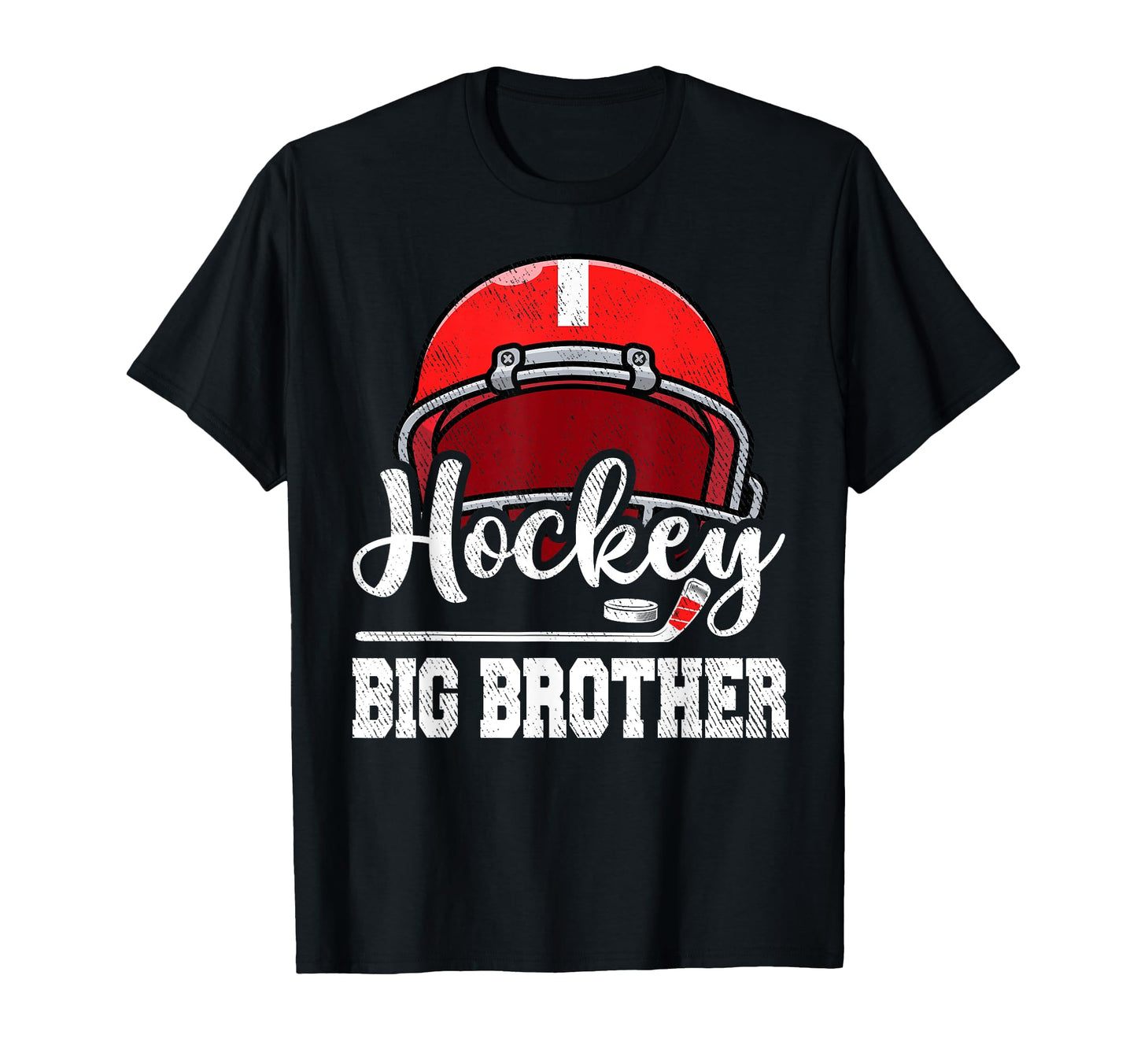 Hockey Big Brother Hockey Player Game Day T-Shirt - Trendy Graphic Unisex - T-Shirt, Sweatshirt, Hoodie