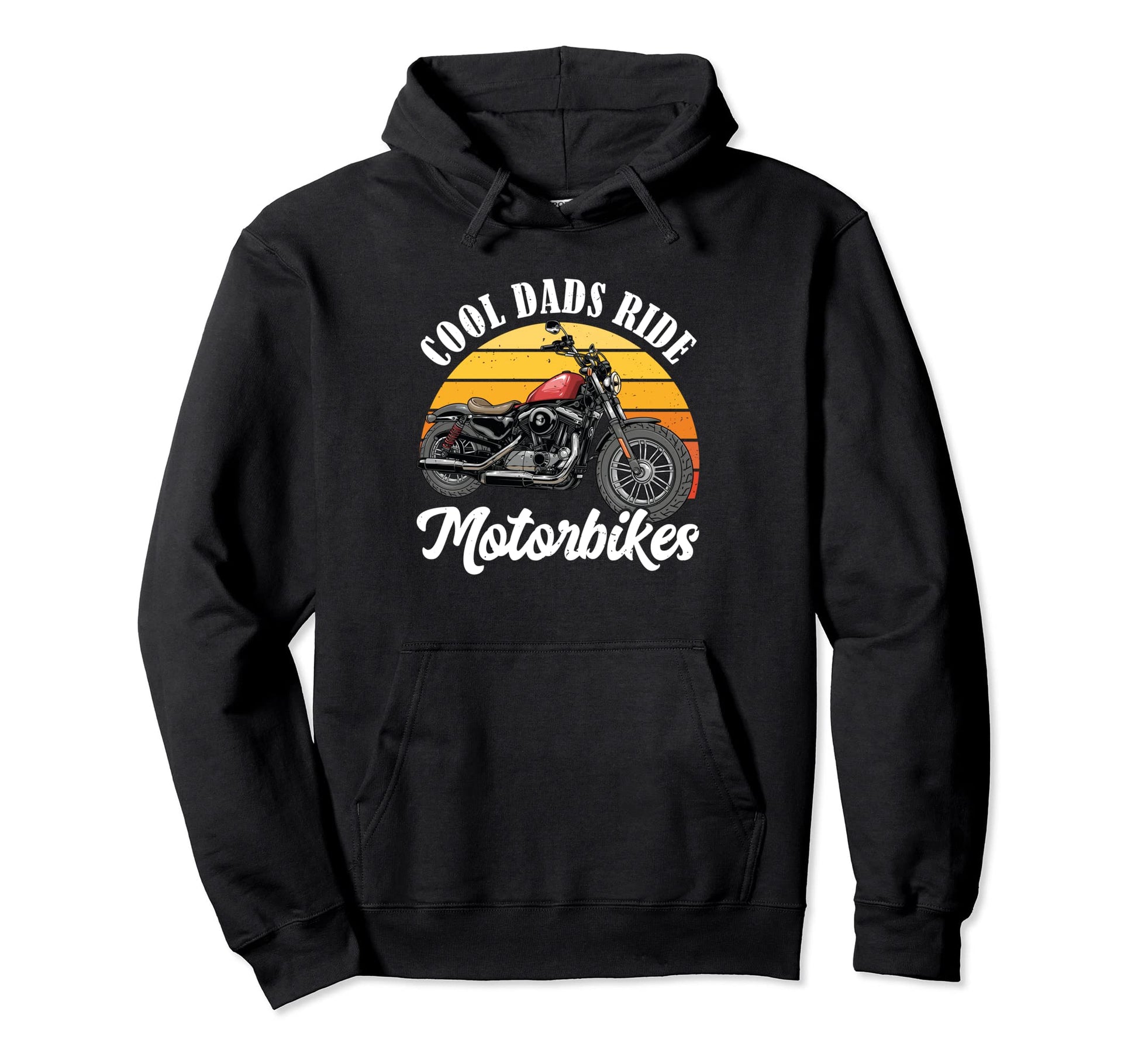 Motorcycle Dad Funny Motorcycle Biker Hoodie - Novelty Apparel Men Women - T-Shirt, Sweatshirt, Hoodie