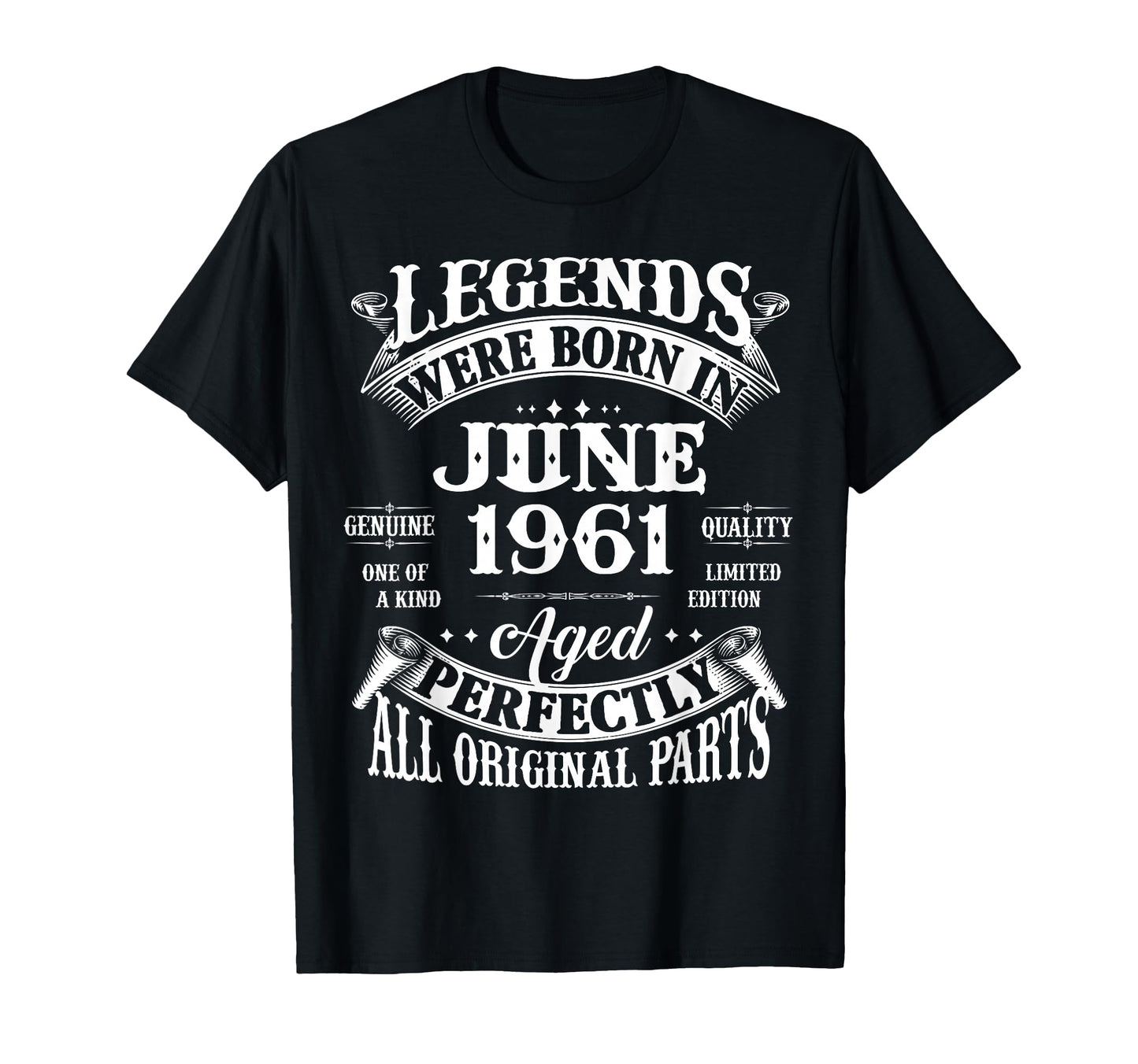 65Th Birthday Gift Legend Born T-Shirt - Casual Everyday Wear Men Women - T-Shirt, Sweatshirt, Hoodie
