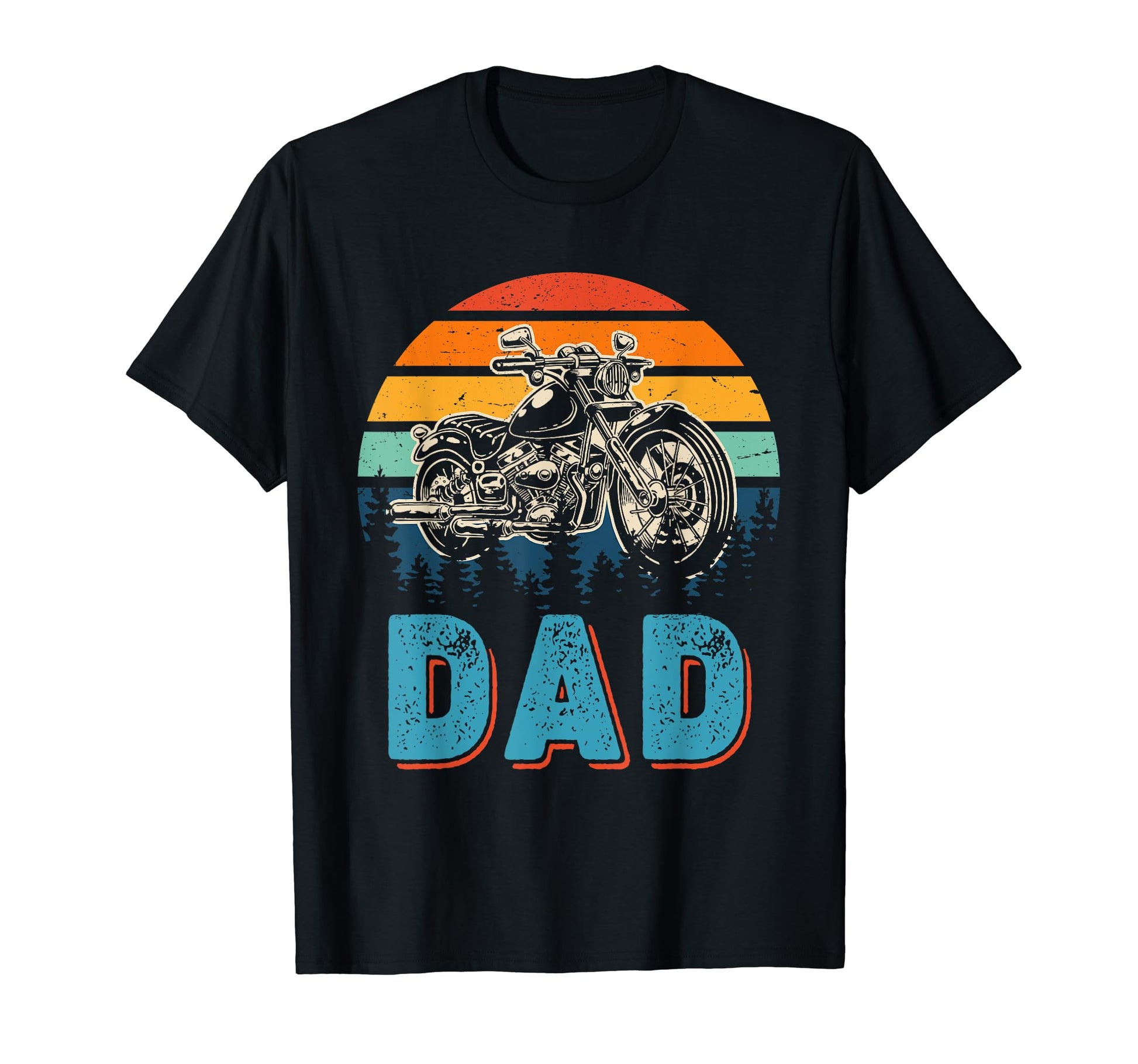Dad Costume Motorcycle Matching Biker T-Shirt - Custom Art Print Unisex - T-Shirt, Sweatshirt, Hoodie