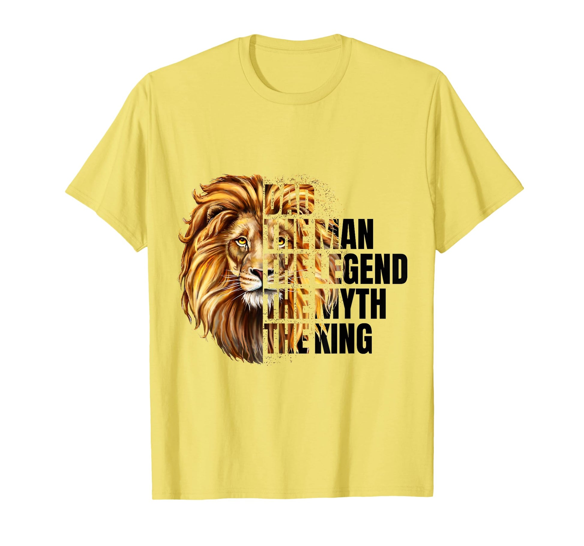 Mens Dad Myth Legend Leopard Lion T-Shirt - Fun Novelty Design Men Women - T-Shirt, Sweatshirt, Hoodie
