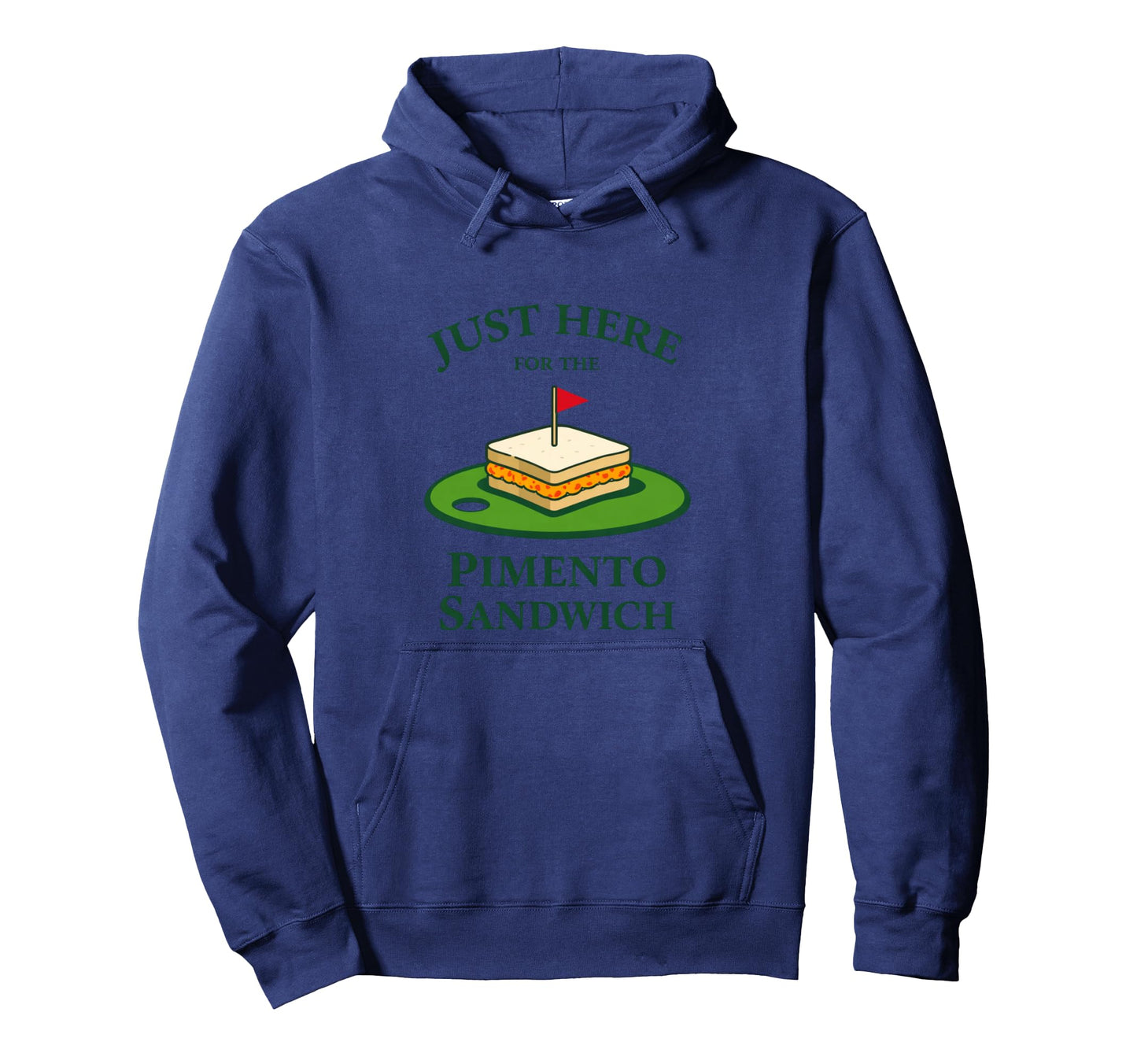 Just Here Pimento Sandwich Cheese Hoodie - Casual Everyday Wear for Adults - T-Shirt, Sweatshirt, Hoodie