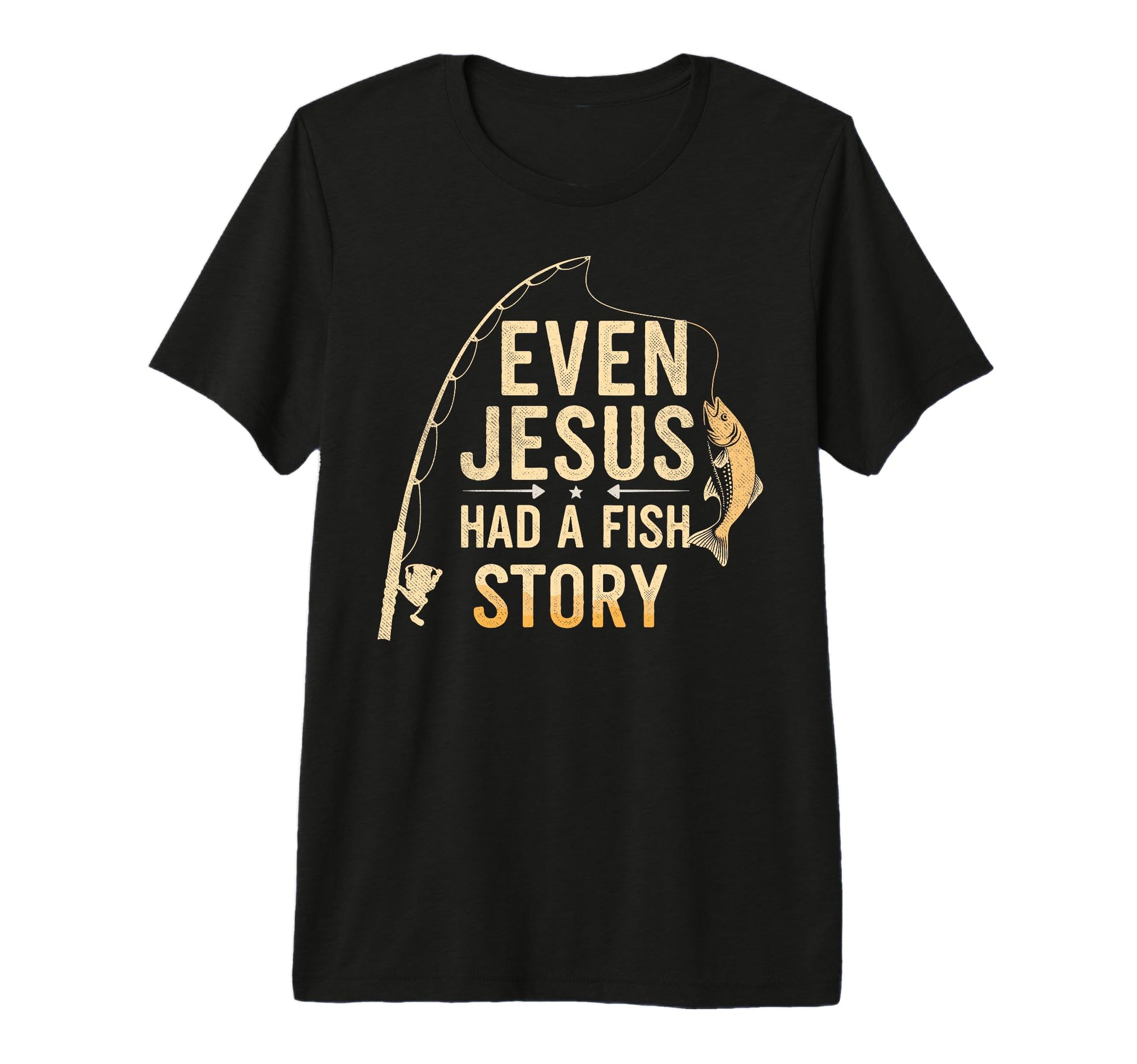 Even Jesus Had Fish Story Bible Lover T-Shirt - Unique Graphic for Adults - T-Shirt, Sweatshirt, Hoodie