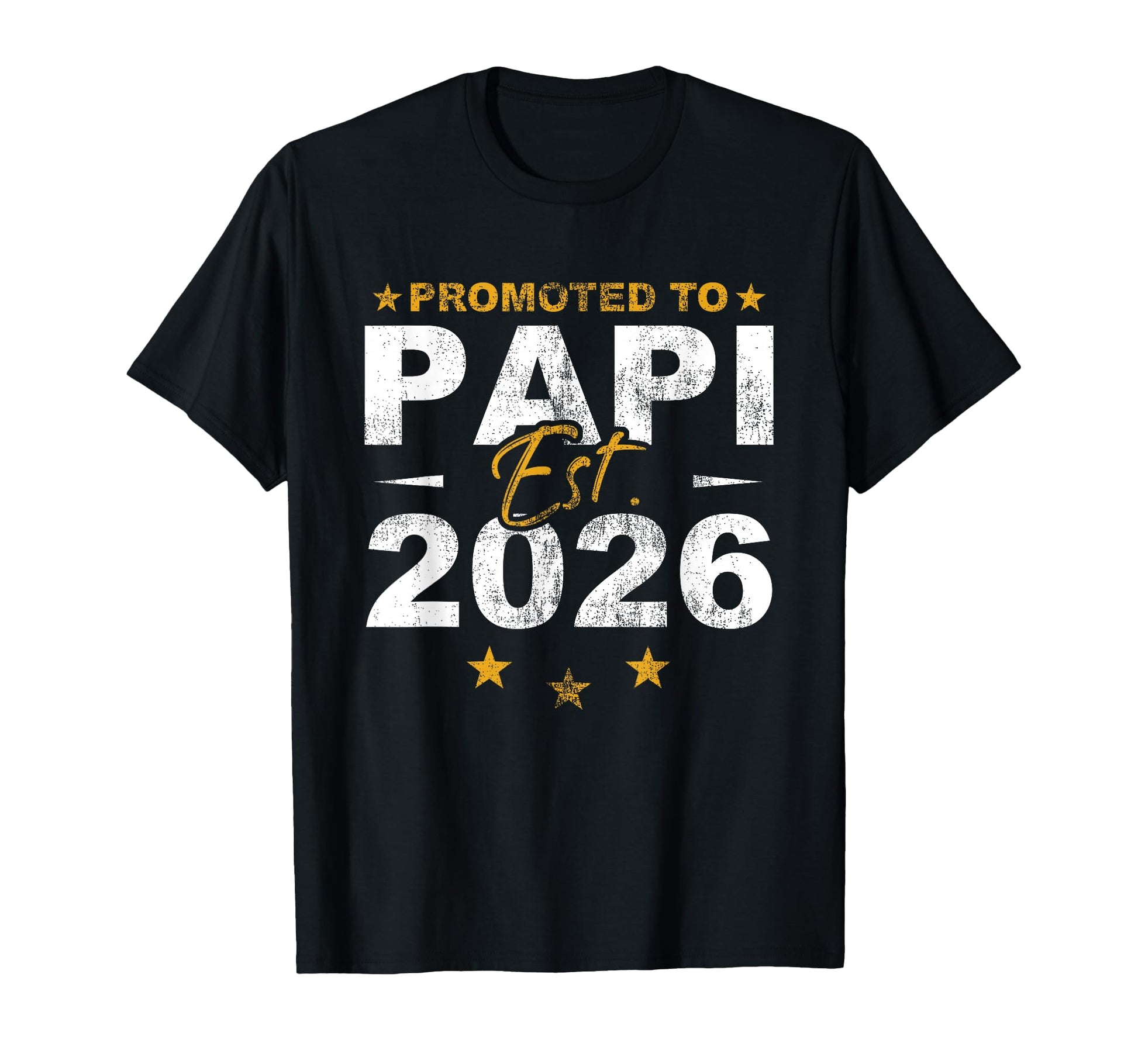 Promoted To Papi 2026 Funny New Grandpa T-Shirt - Custom Art Print Unisex - T-Shirt, Sweatshirt, Hoodie