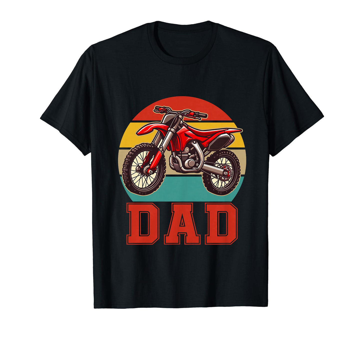 Dad Matching Dirt Bike Biker T-Shirt - Casual Everyday Wear for Adults - T-Shirt, Sweatshirt, Hoodie