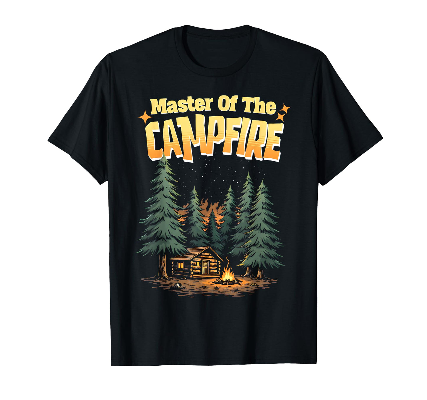Master Campfire Papa Birthday Camping T-Shirt - Streetwear Style Unisex - T-Shirt, Sweatshirt, Hoodie