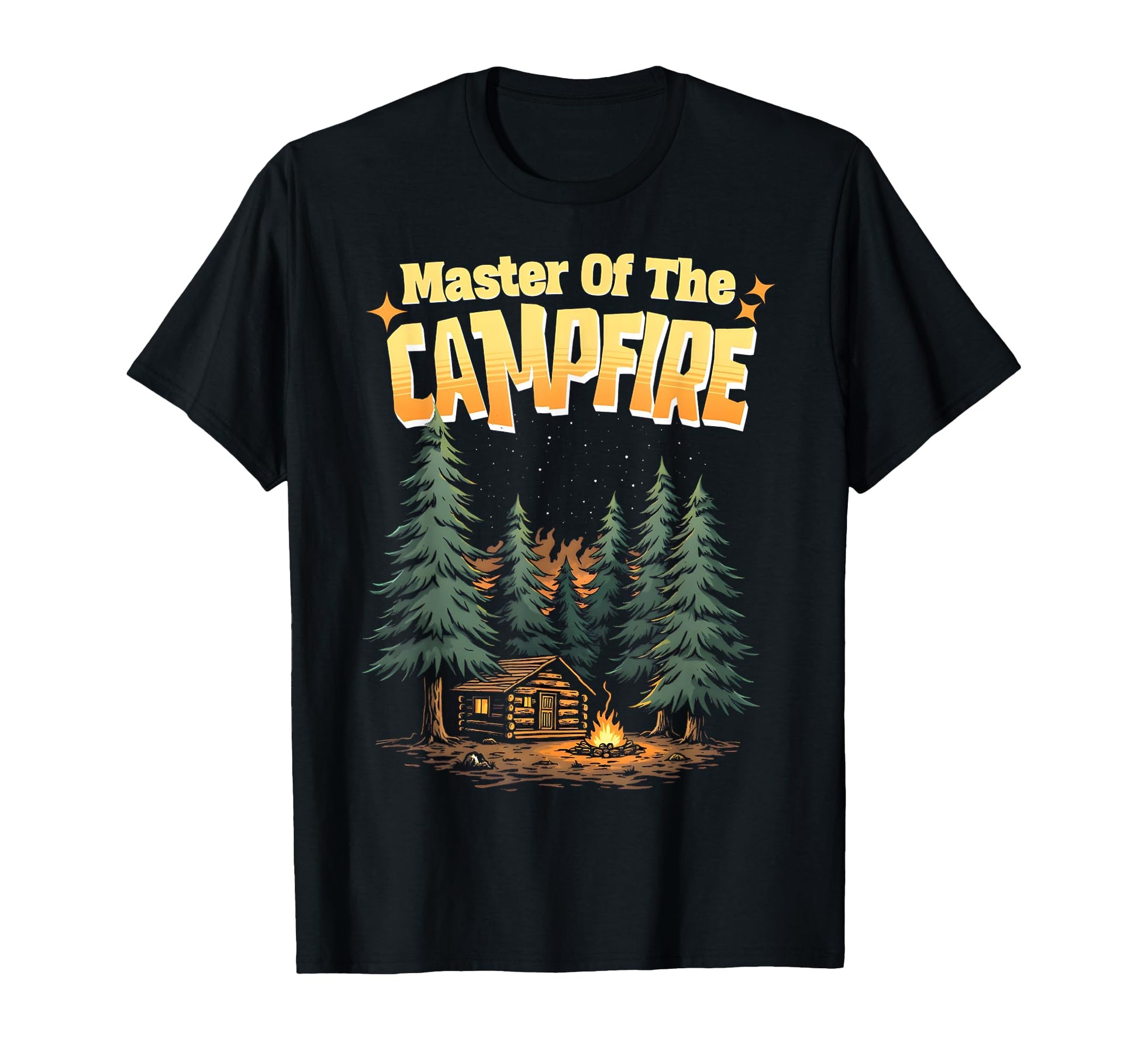 Master Campfire Papa Birthday Camping T-Shirt - Streetwear Style Unisex - T-Shirt, Sweatshirt, Hoodie