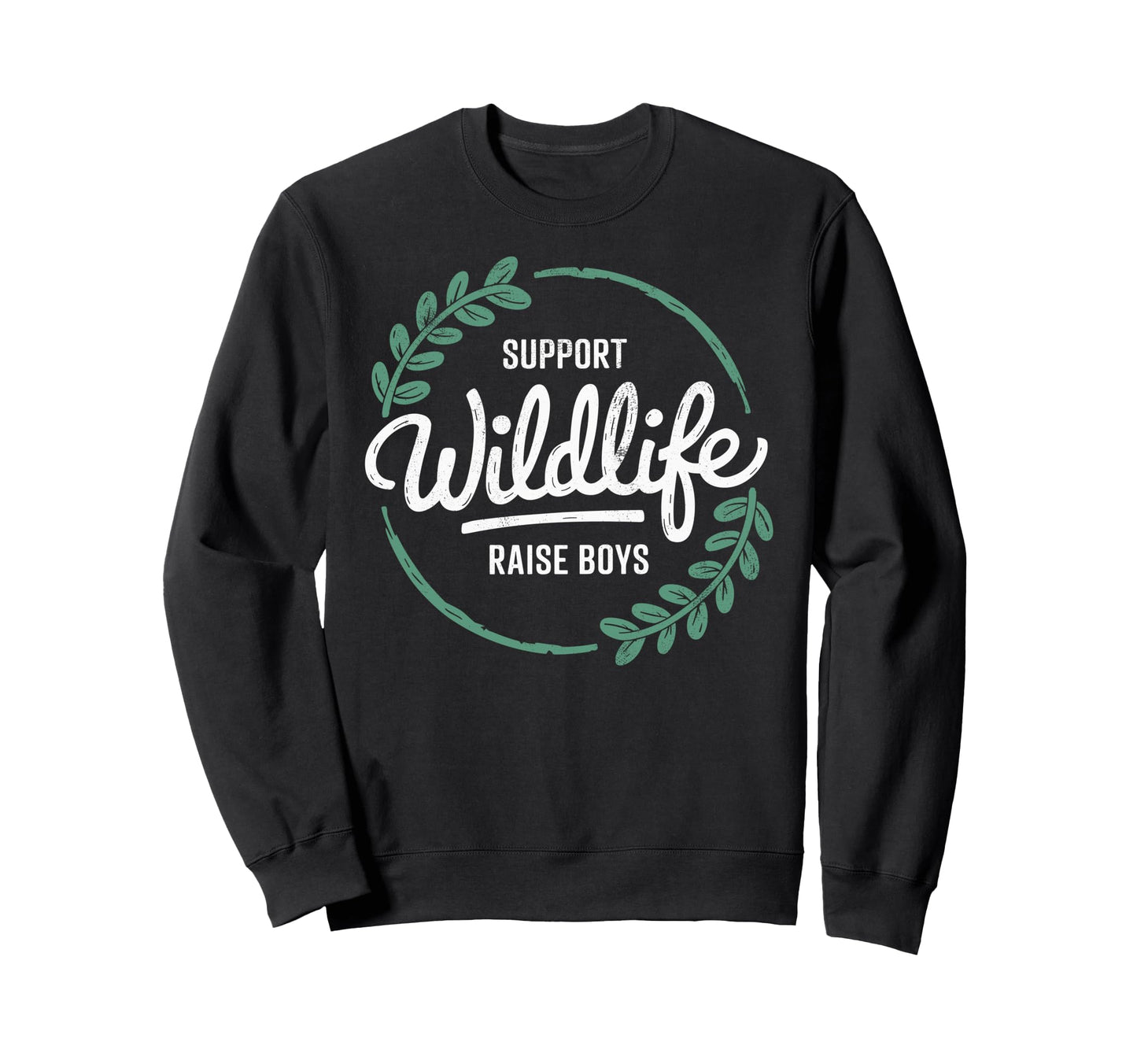 Support Wildlife Raise Camping Mom Sweatshirt - Custom Art Print Unisex - T-Shirt, Sweatshirt, Hoodie