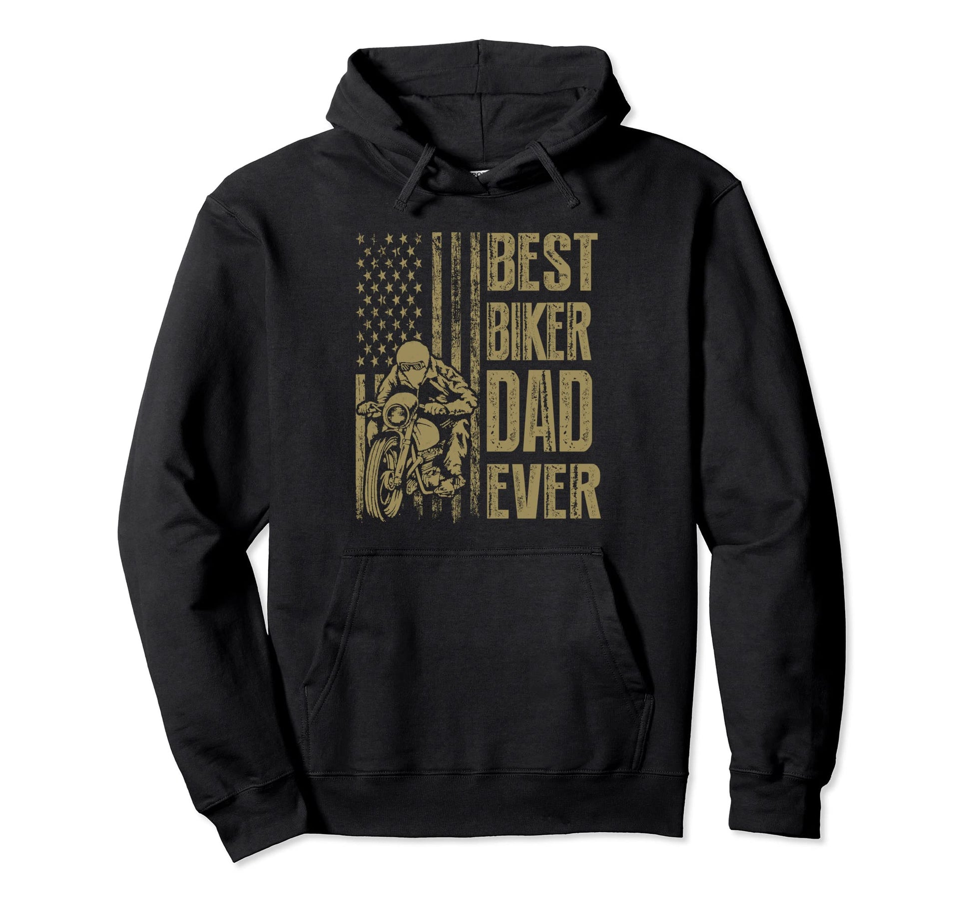 Best Biker Dad Ever Motocrycle Hoodie - Casual Everyday Wear Unisex - T-Shirt, Sweatshirt, Hoodie