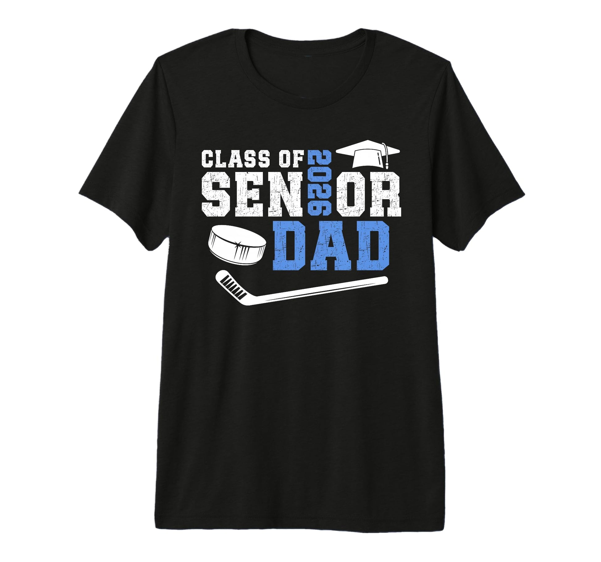 Mens Hockey Senior Dad Class 2026 Ice T-Shirt - Trendy Graphic for Adults - T-Shirt, Sweatshirt, Hoodie