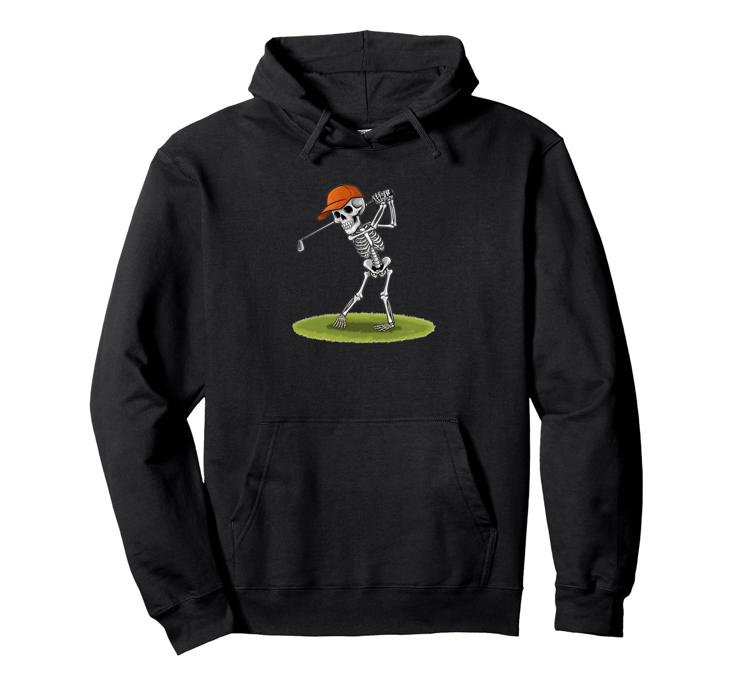 Skeleton Golfer Halloween Golf Player Hoodie - Novelty Apparel Unisex - T-Shirt, Sweatshirt, Hoodie